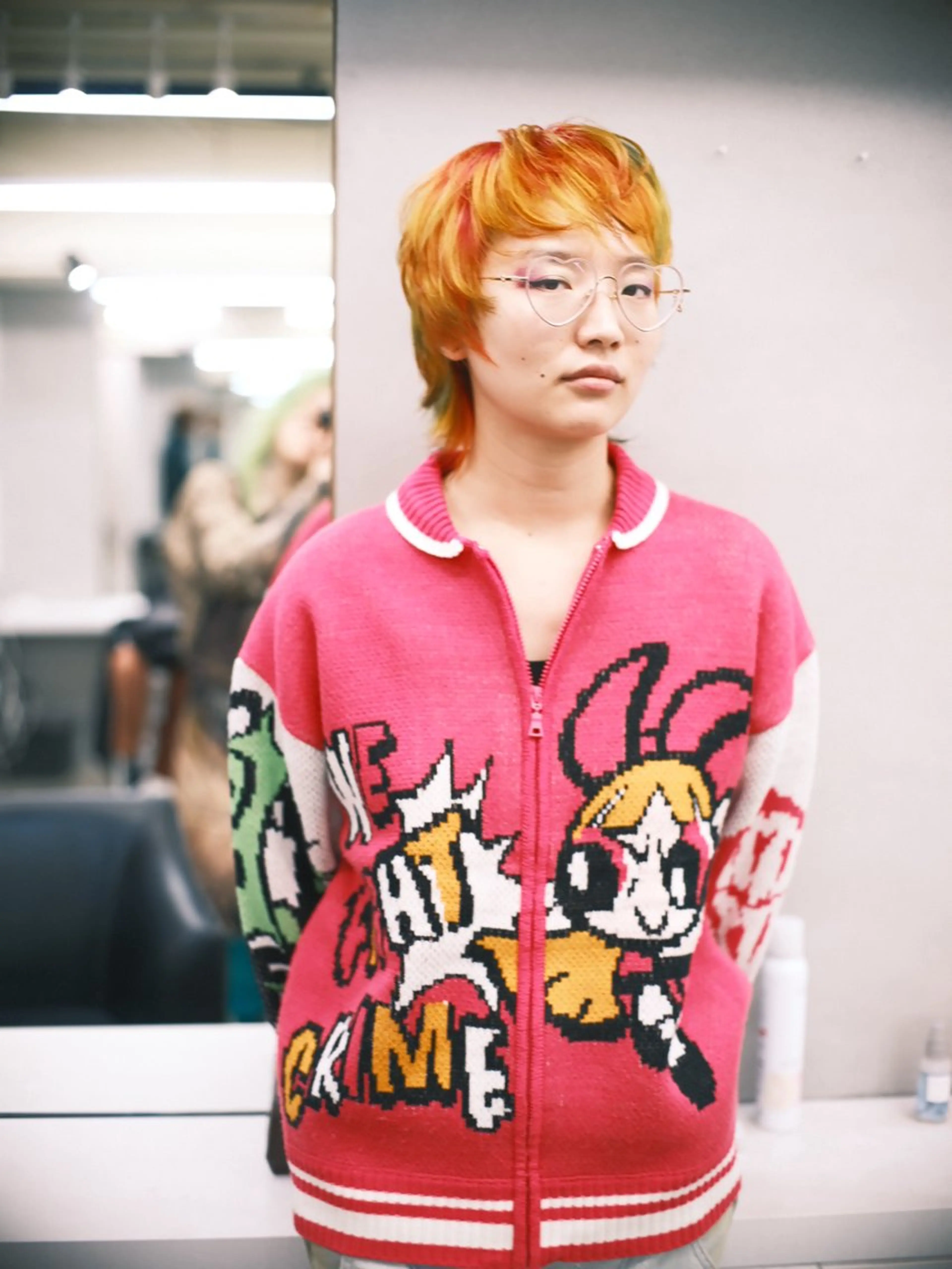 ショート カラー ヘアアレンジ ヘアカラー トリートメント 個性爆弾💣 ダブルカラー/ゆかのヘアスタイル