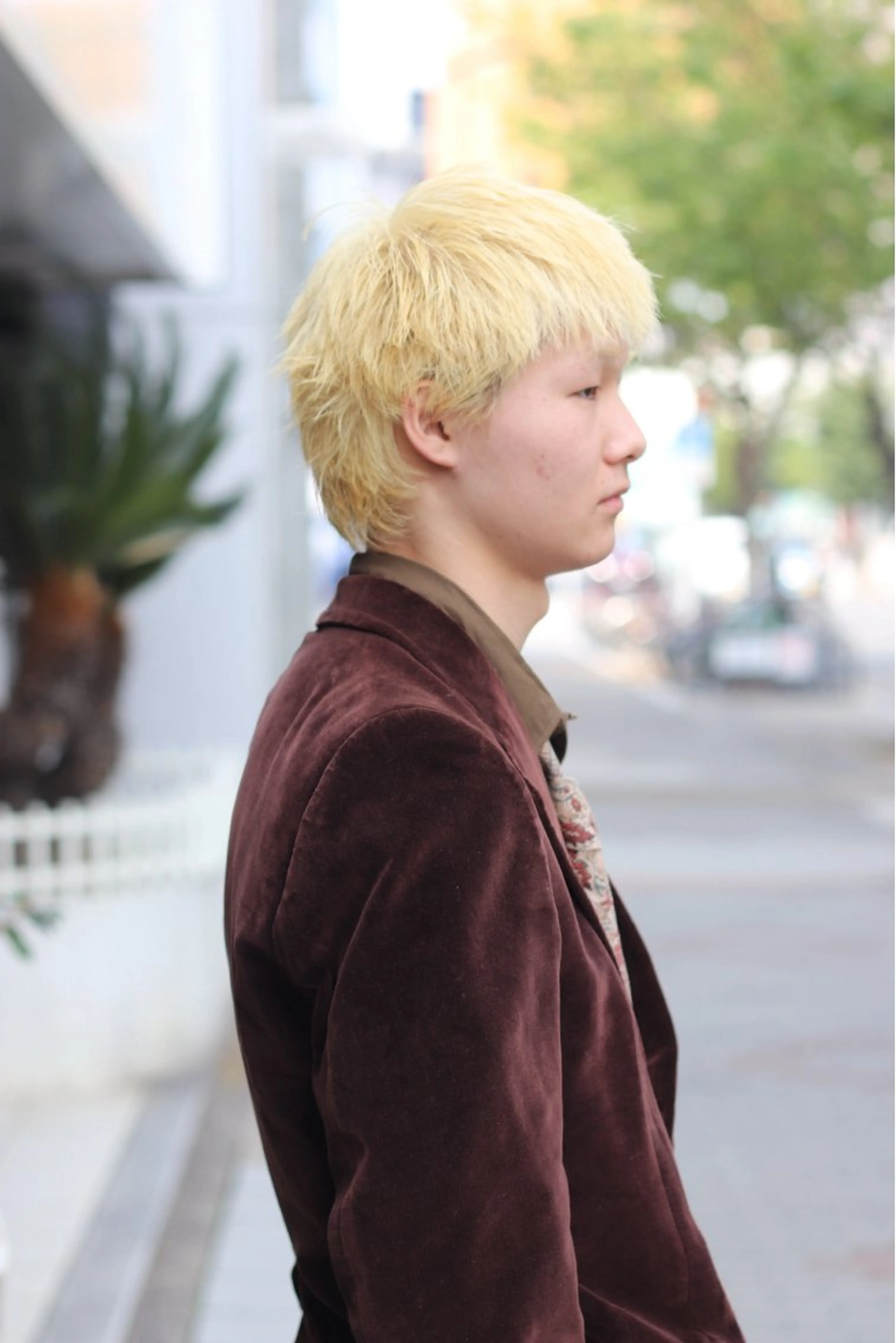 ショート カラー メンズ カット ヘアカラー joh/メンズカット /ブリーチ/UKヘアのヘアスタイル