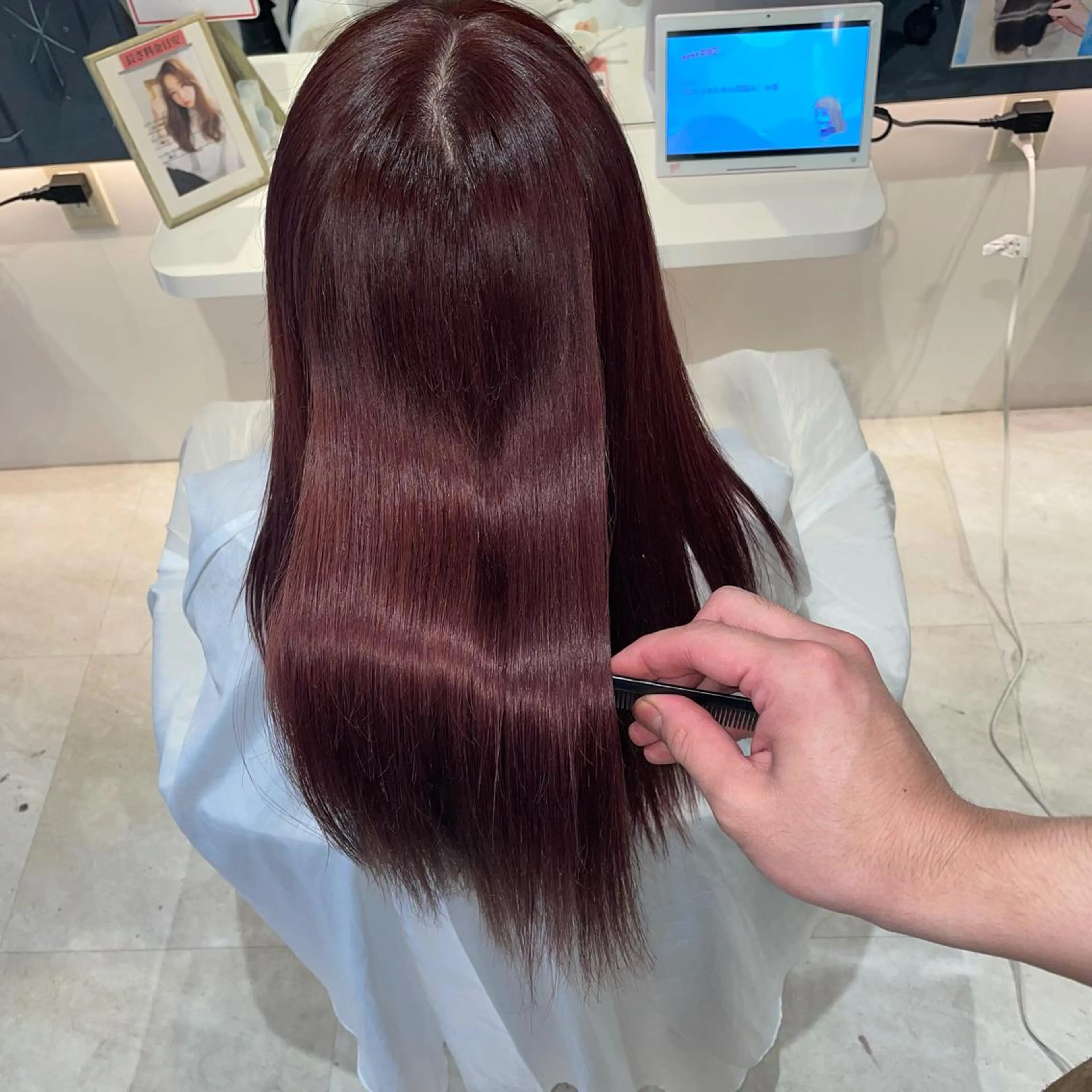 カラー 🌼韓国ヘア🌼 田中義也のヘアスタイル