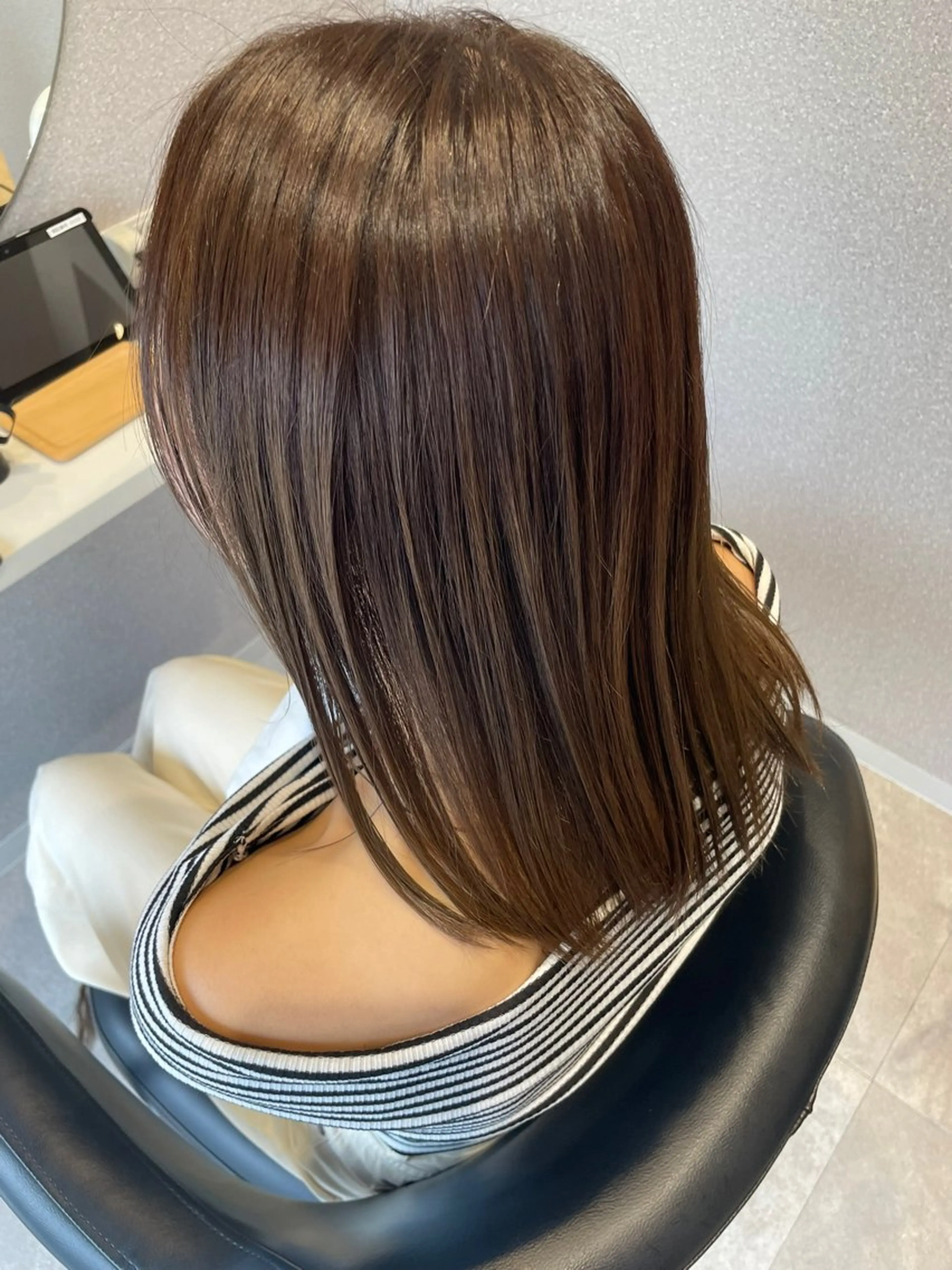 ミディアム カラー アクアカラー ベージュカラー オリーブベージュ 髪質改善 トリートメント ヘアカラー トリートメント 女性リピ90%🍨 🩷佐藤みずきのヘアスタイル