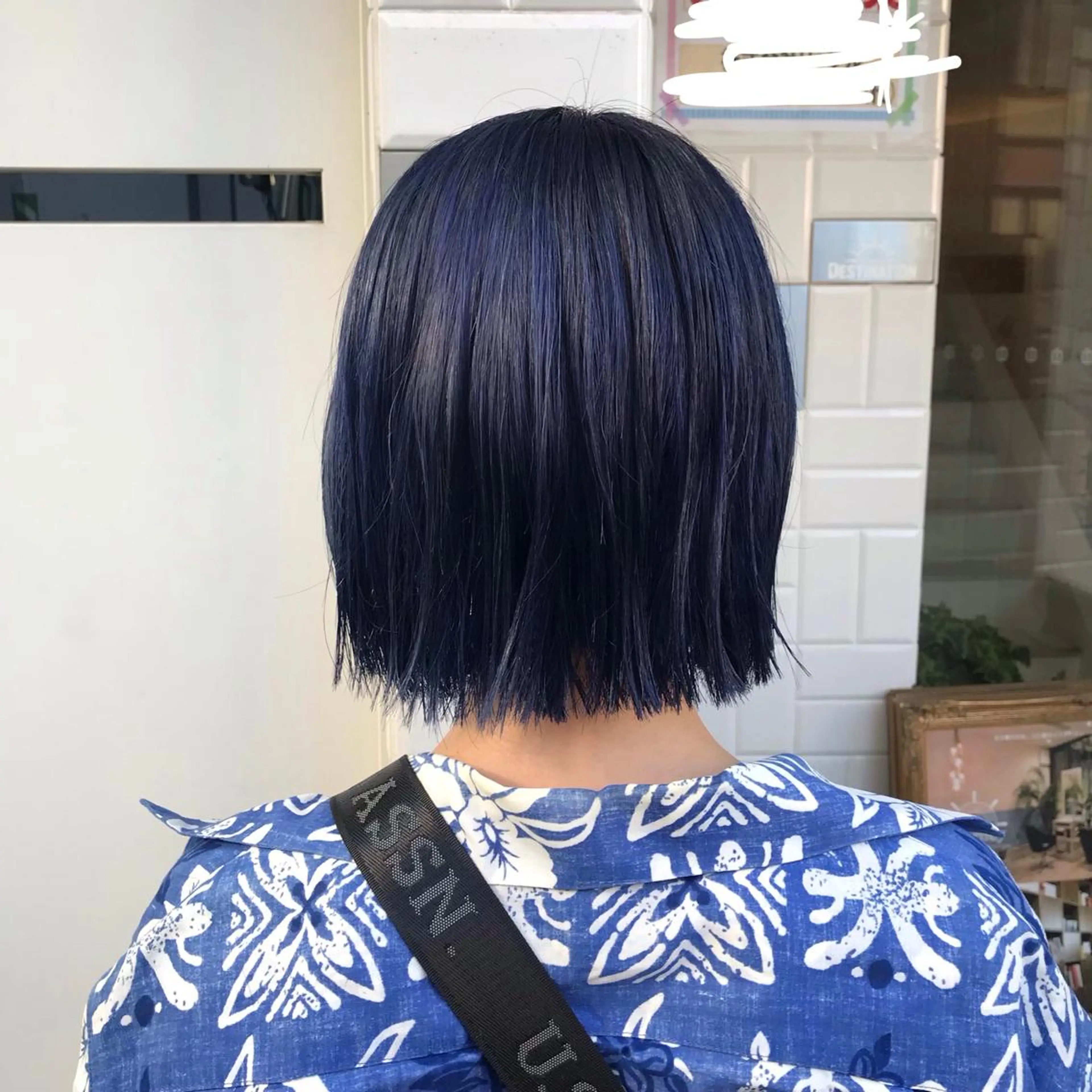 ショート カラー アオイ🩵暖色 /まろやかカラーのヘアスタイル