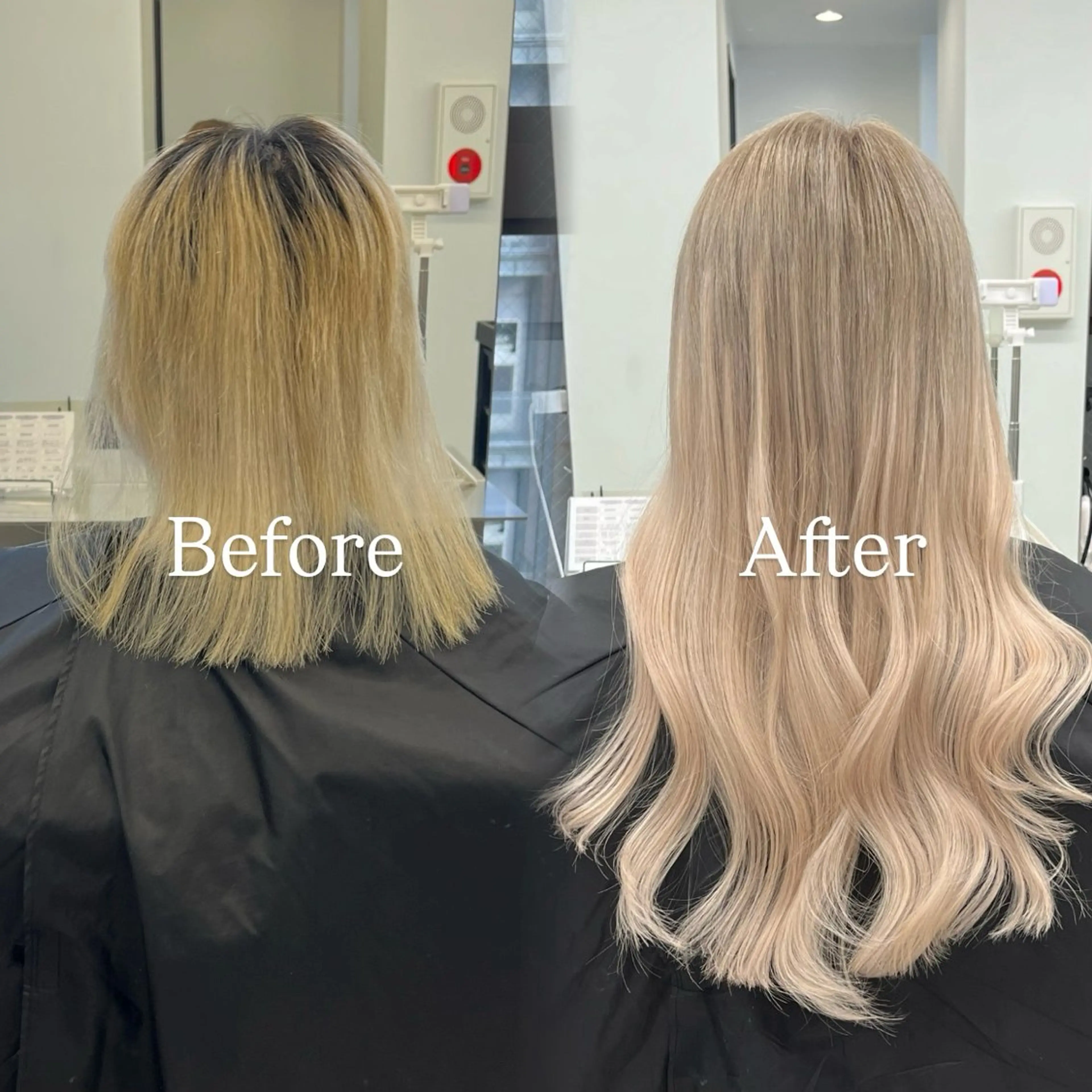 エクステ MOMOKA /　Lapis大名店のヘアスタイル