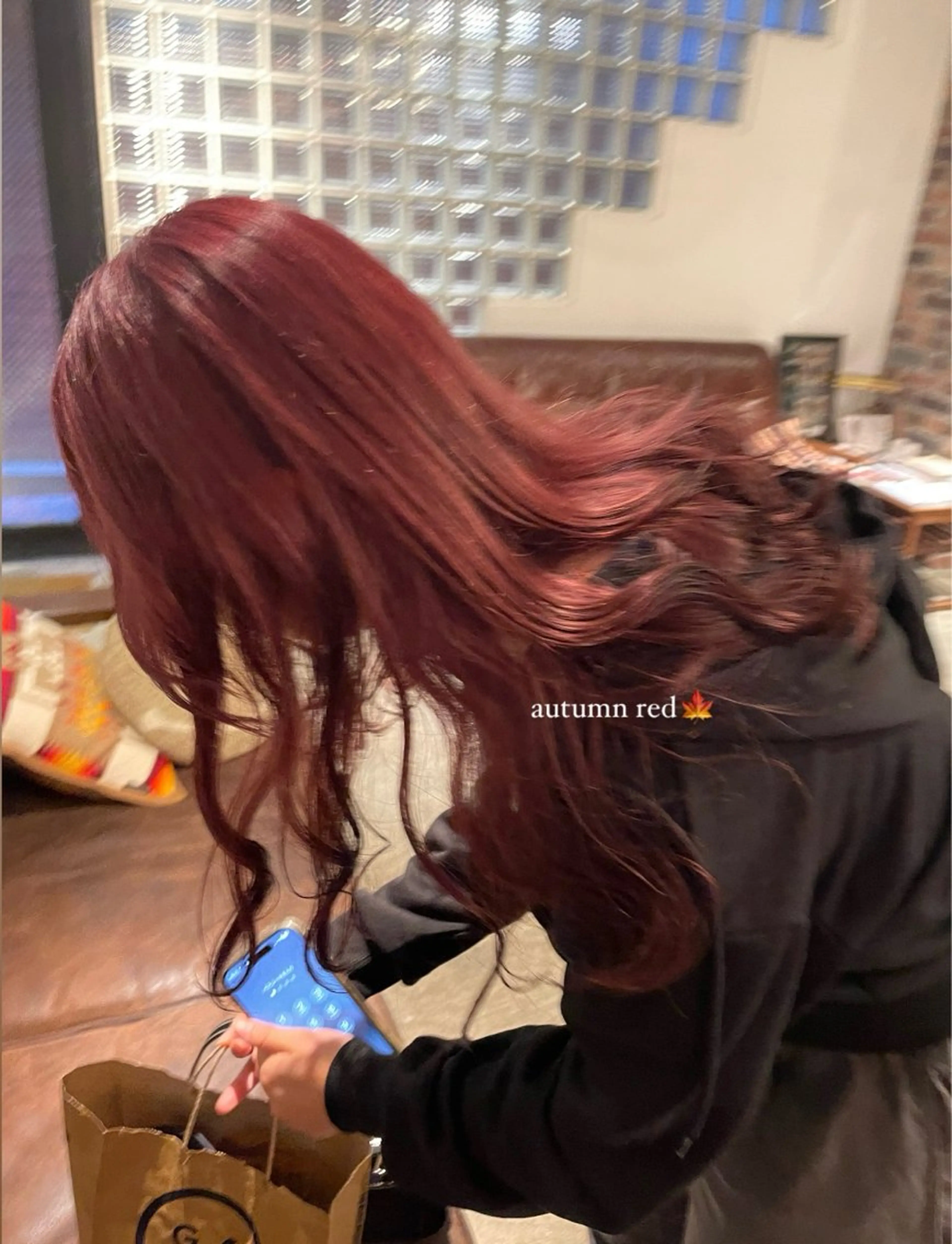 セミロング カラー MARIO HAIR DESIGN所属・艶カラー/カット 🌒Ameriのヘアスタイル