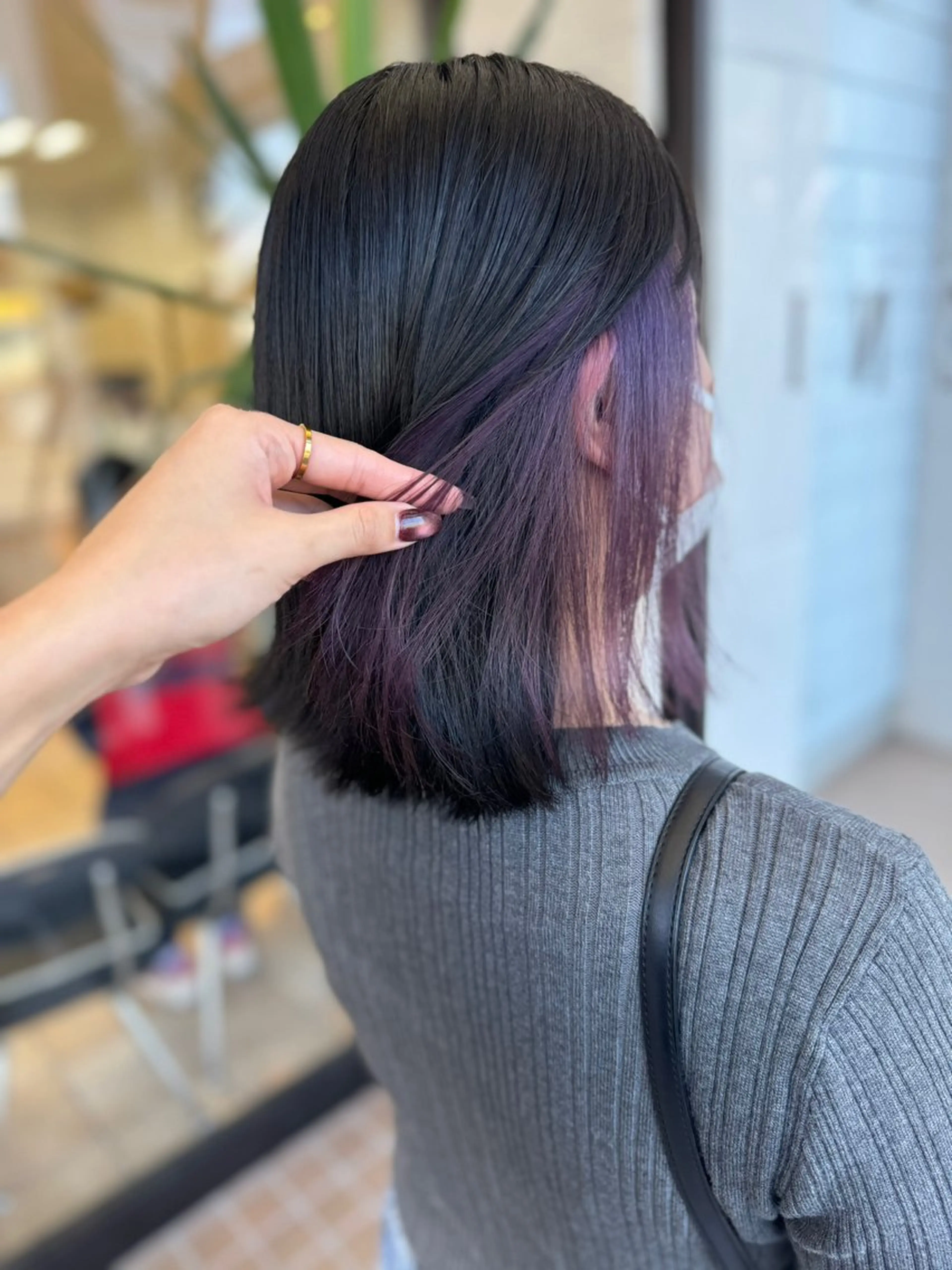 ミディアム ヘアカラー トリートメント 🇰🇷韓国風顔周り NANAMI🇰🇷のヘアスタイル