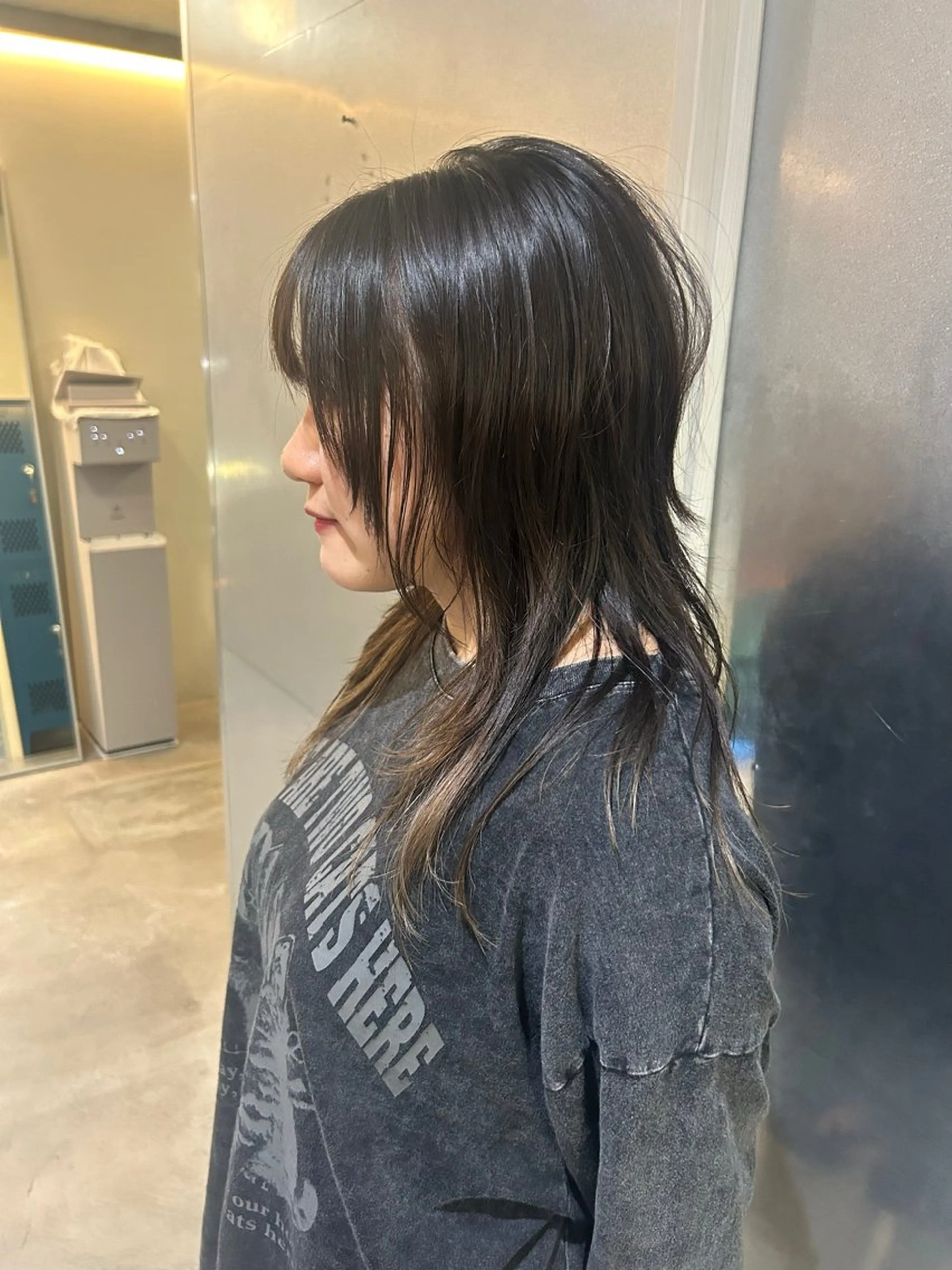 セミロング レイヤーカット 韓国ヘア/ボブ/レ イヤー/ EMIRIのヘアスタイル