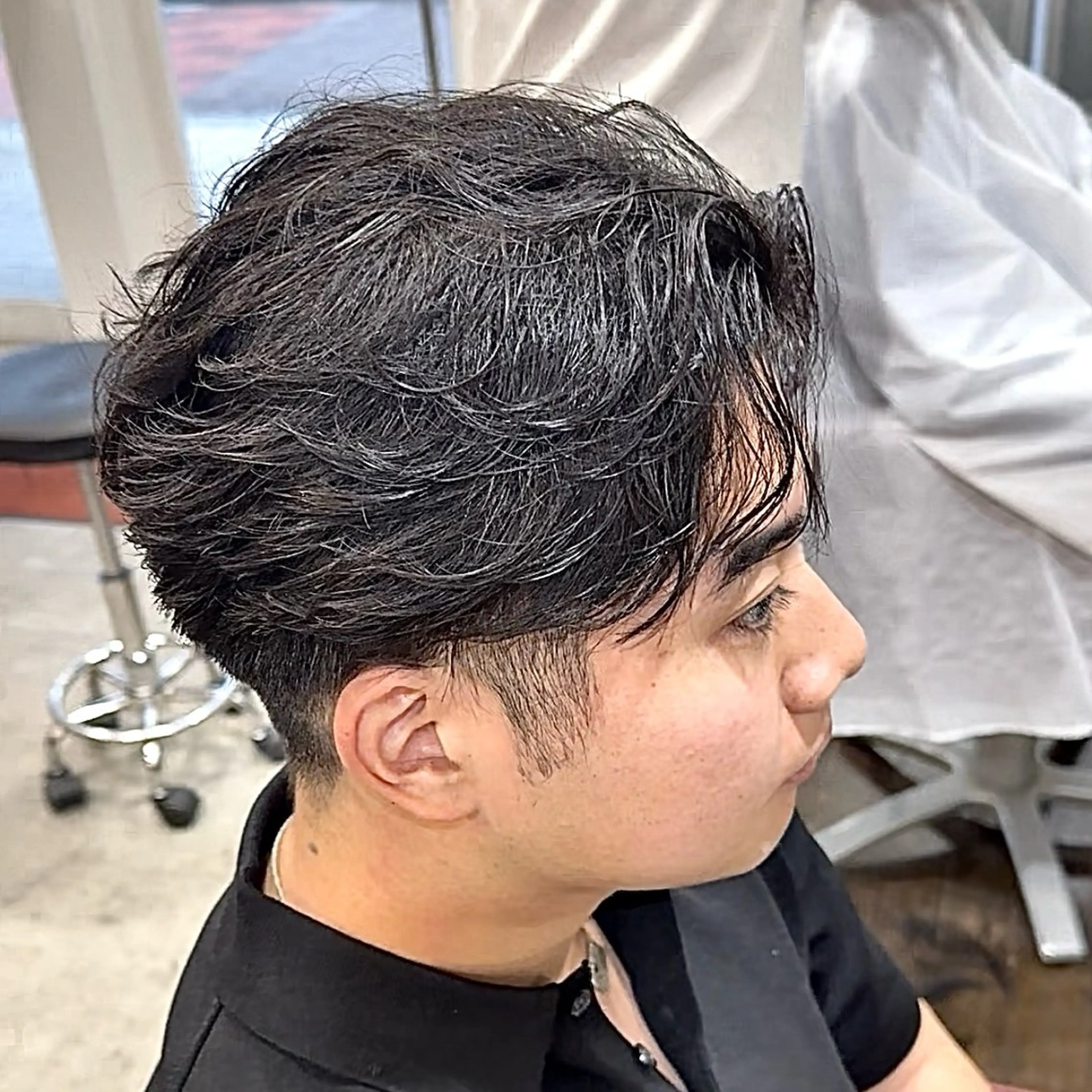 パーマ メンズ フェザーパーマ メンズパーマ メンズカット/パーマ /ハイライト/RYUのヘアスタイル