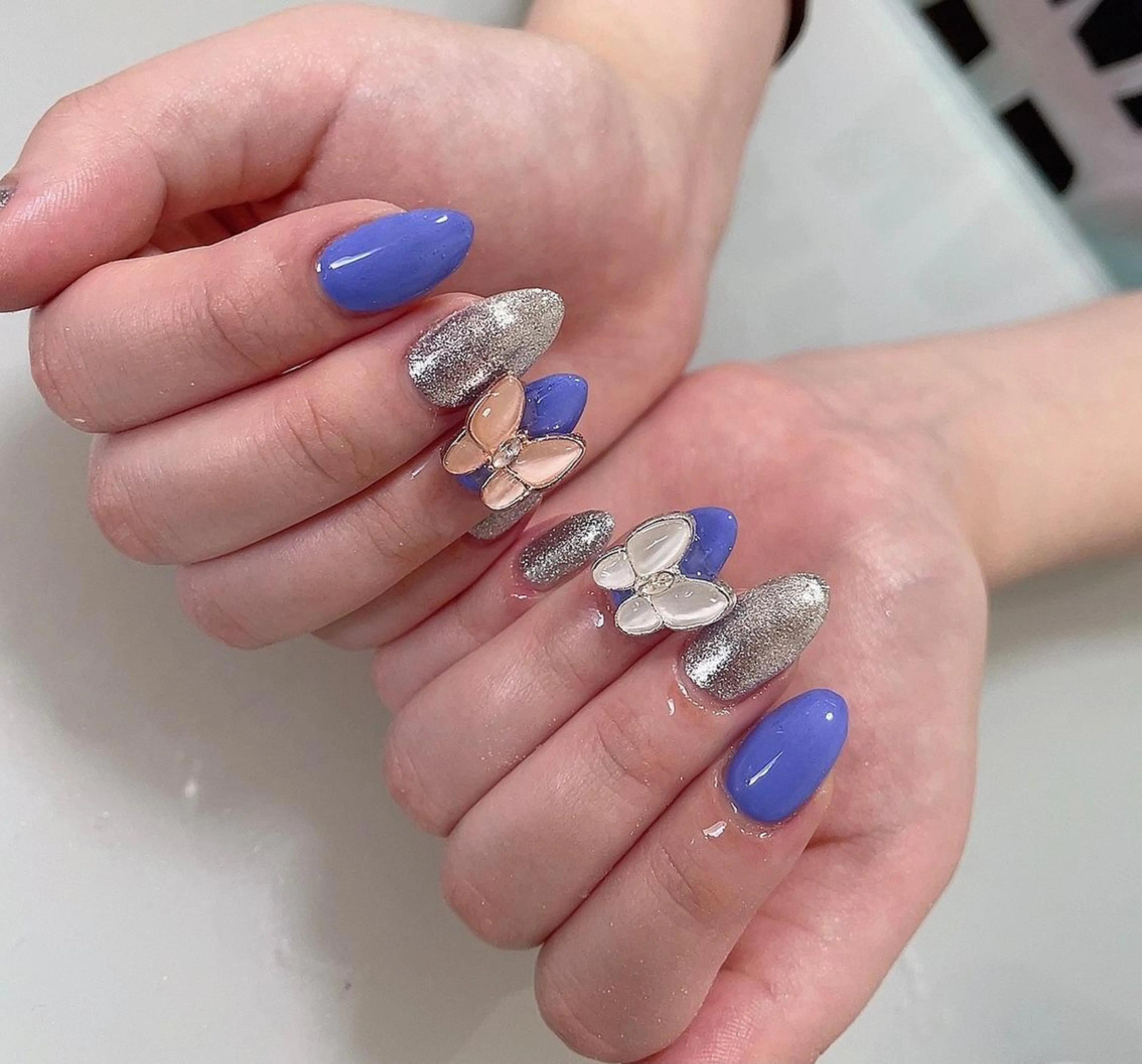 カラー 🌙🫧CHARME (RUKA)🦋🫧のネイルデザイン