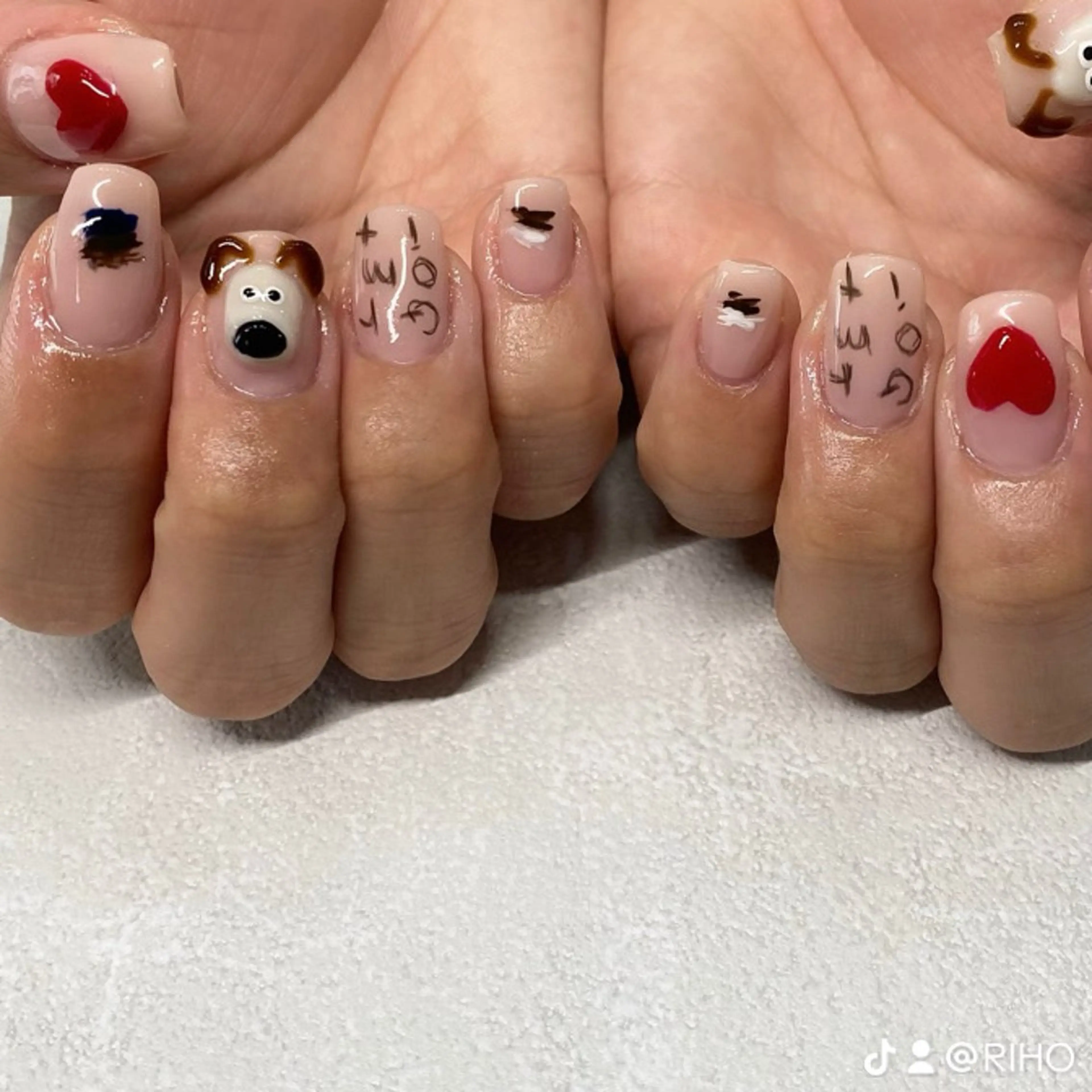 ネイル 持ち込み ハンドネイル KONDO RIHO♡のネイルデザイン