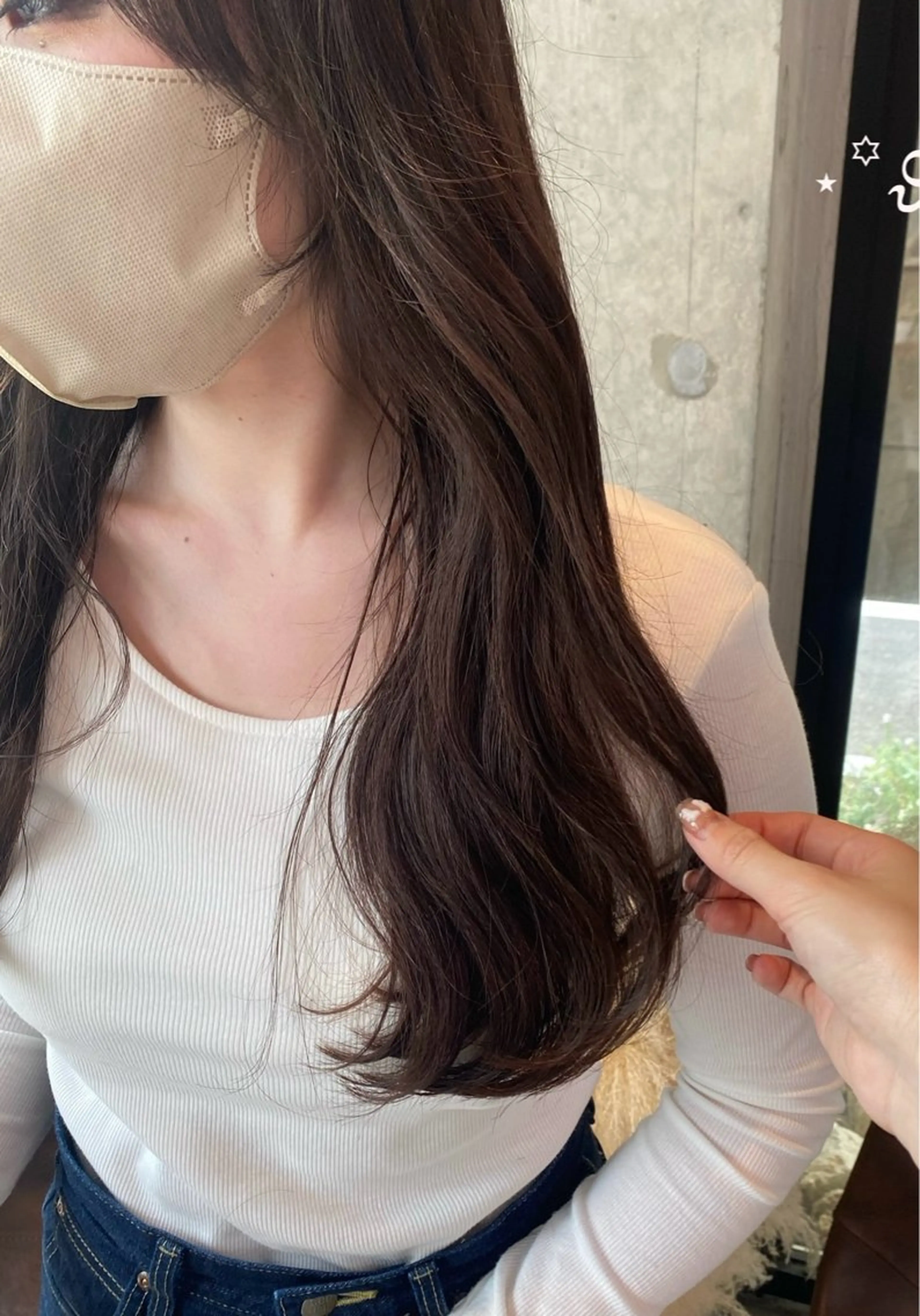 【minimo特別価格🎀】カラー🥣(シャンプーブロー込み🫧)の写真