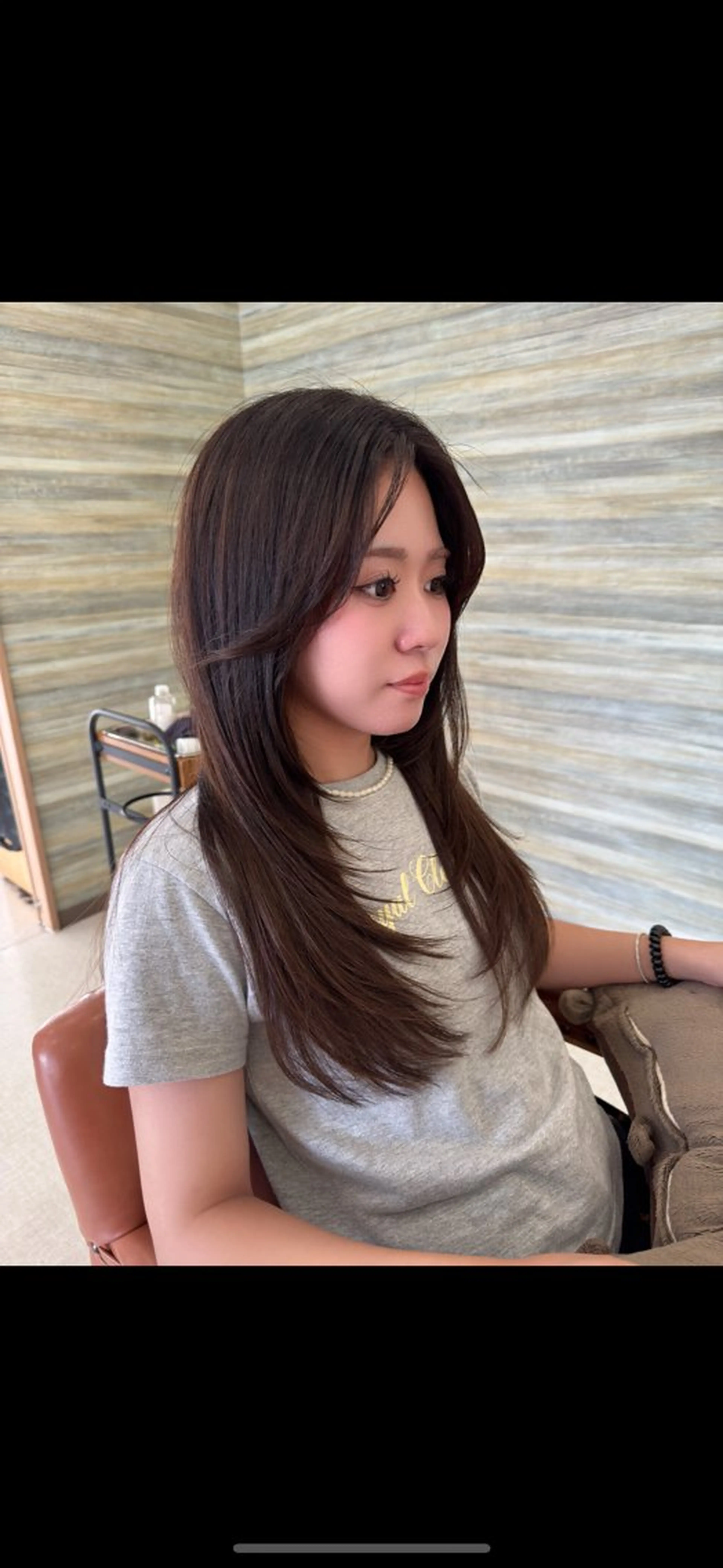 ロング カラー 韓国ヘア/レイヤー/ 暖色カラー/ Aiのヘアスタイル