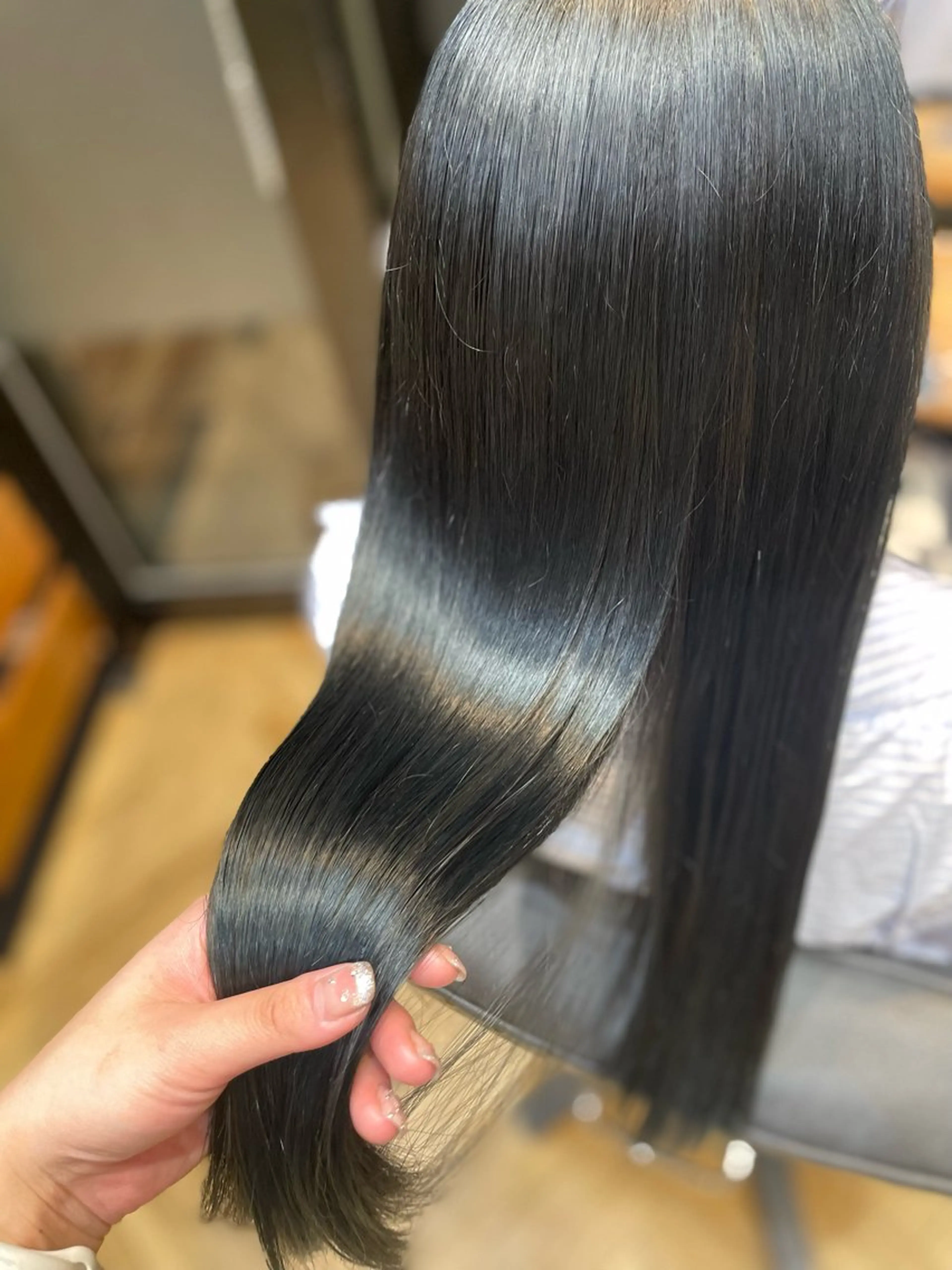 ケアカラー（ブリーチなし）＋Aujua4stepトリートメントの写真