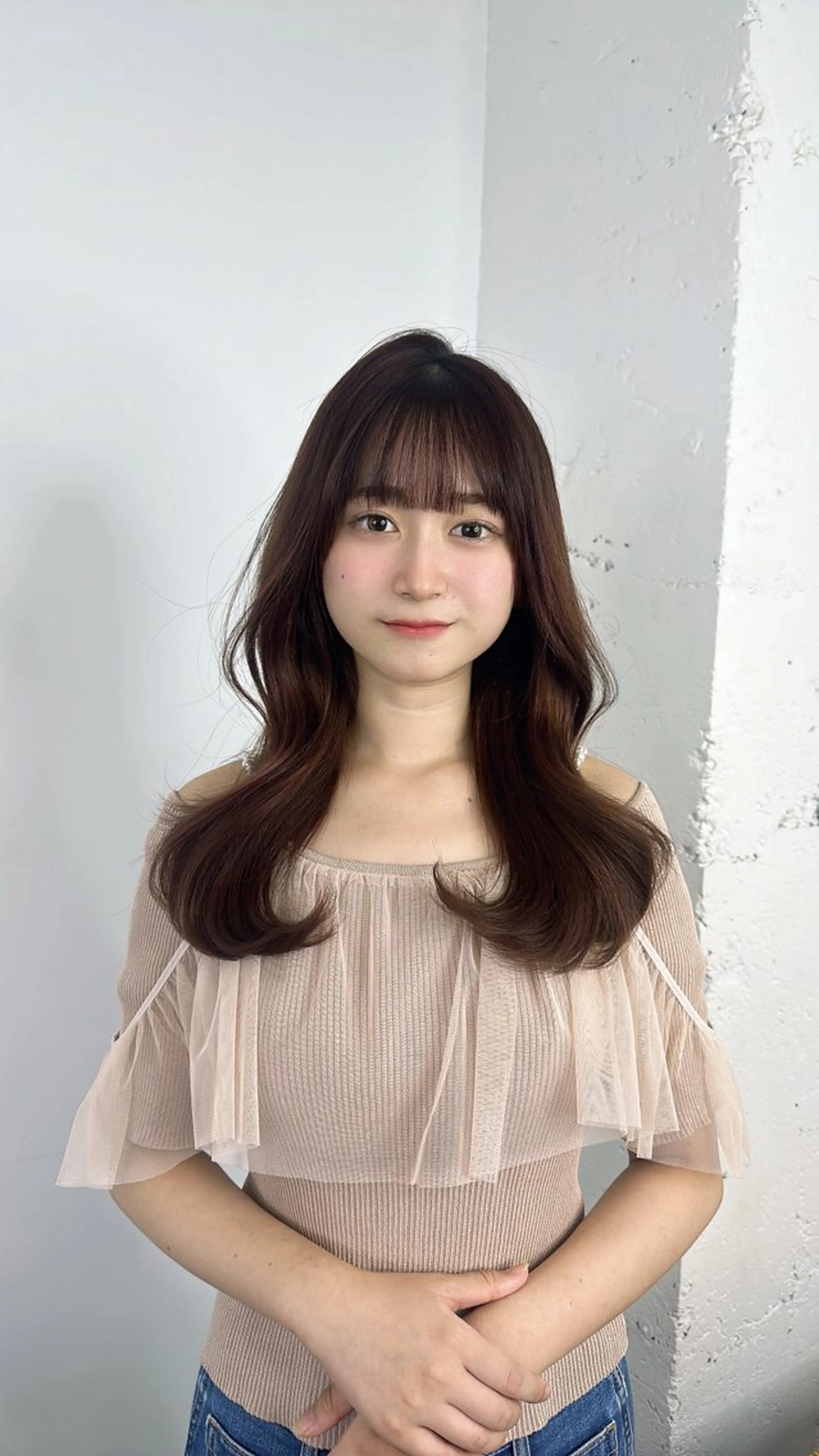 ロング カラー りこ/新宿 /大人ガーリーヘアのヘアスタイル