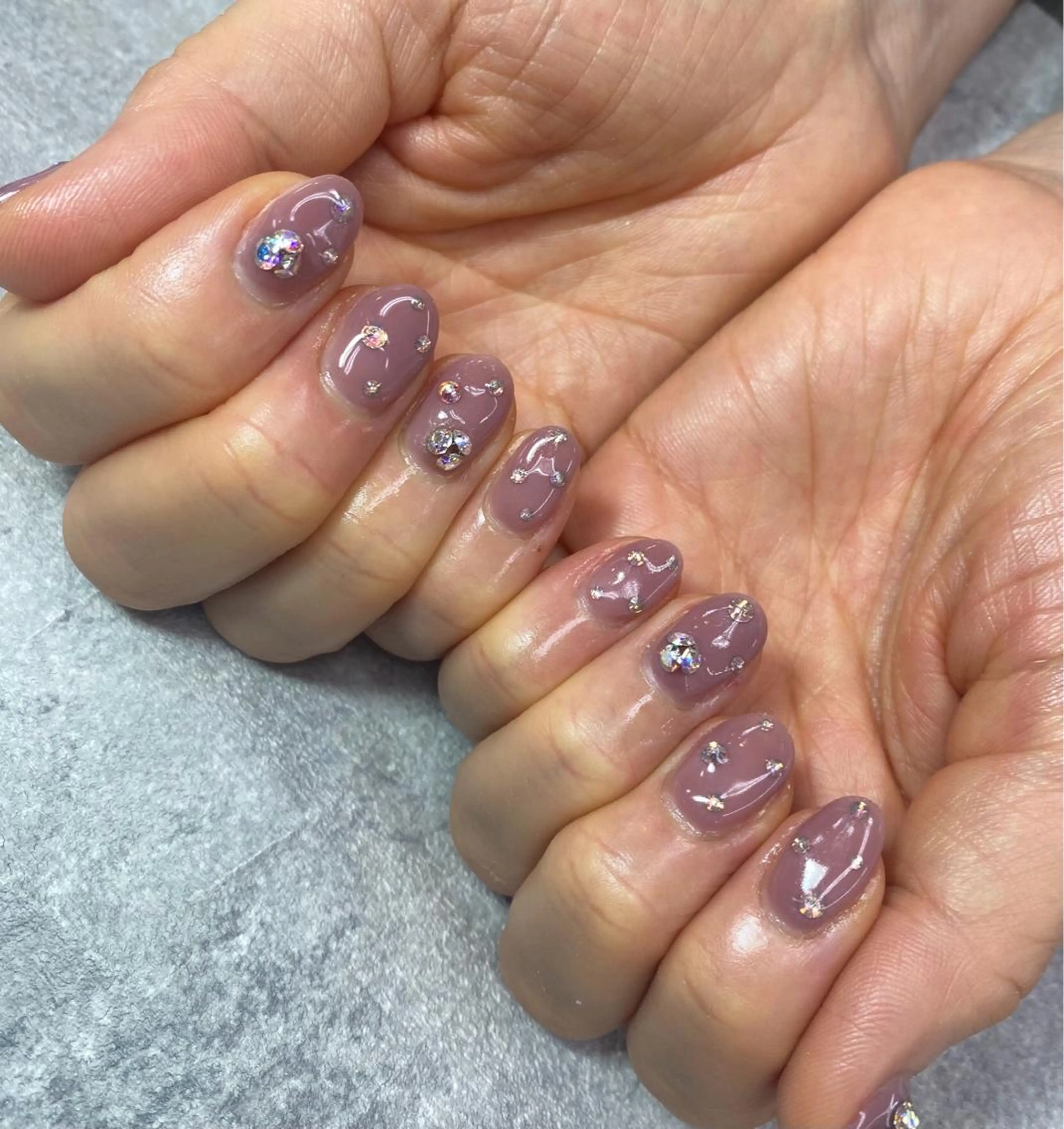ネイル アートネイル フレンチネイル ジェルネイル ガラスフレンチ グラデーション ハンドネイル ハンドケア FASTNAIL PLUS 新宿店のネイルデザイン