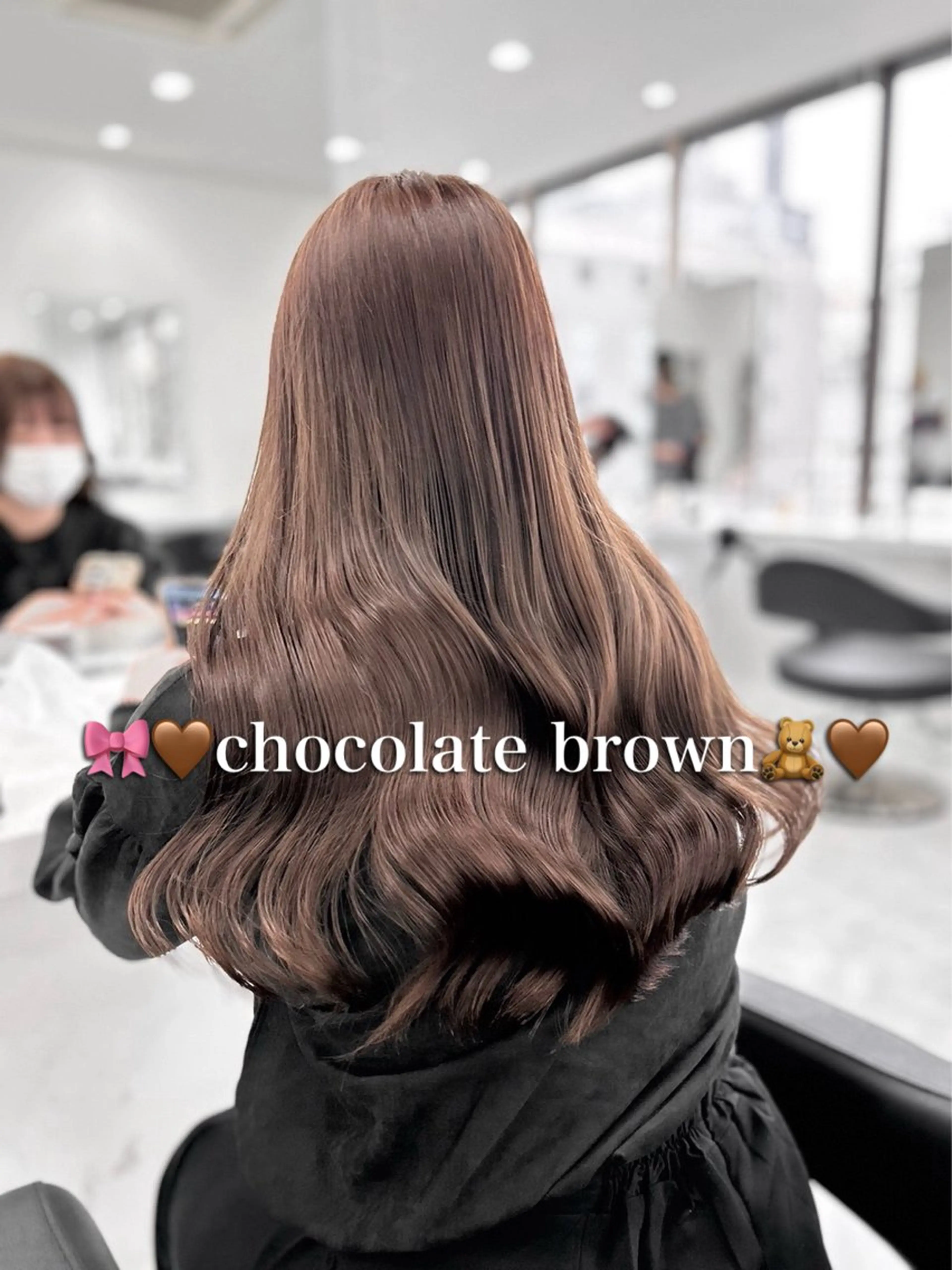 ロング カラー 韓国ヘア🇰🇷🩶 透明感カラー🎀るなのヘアスタイル