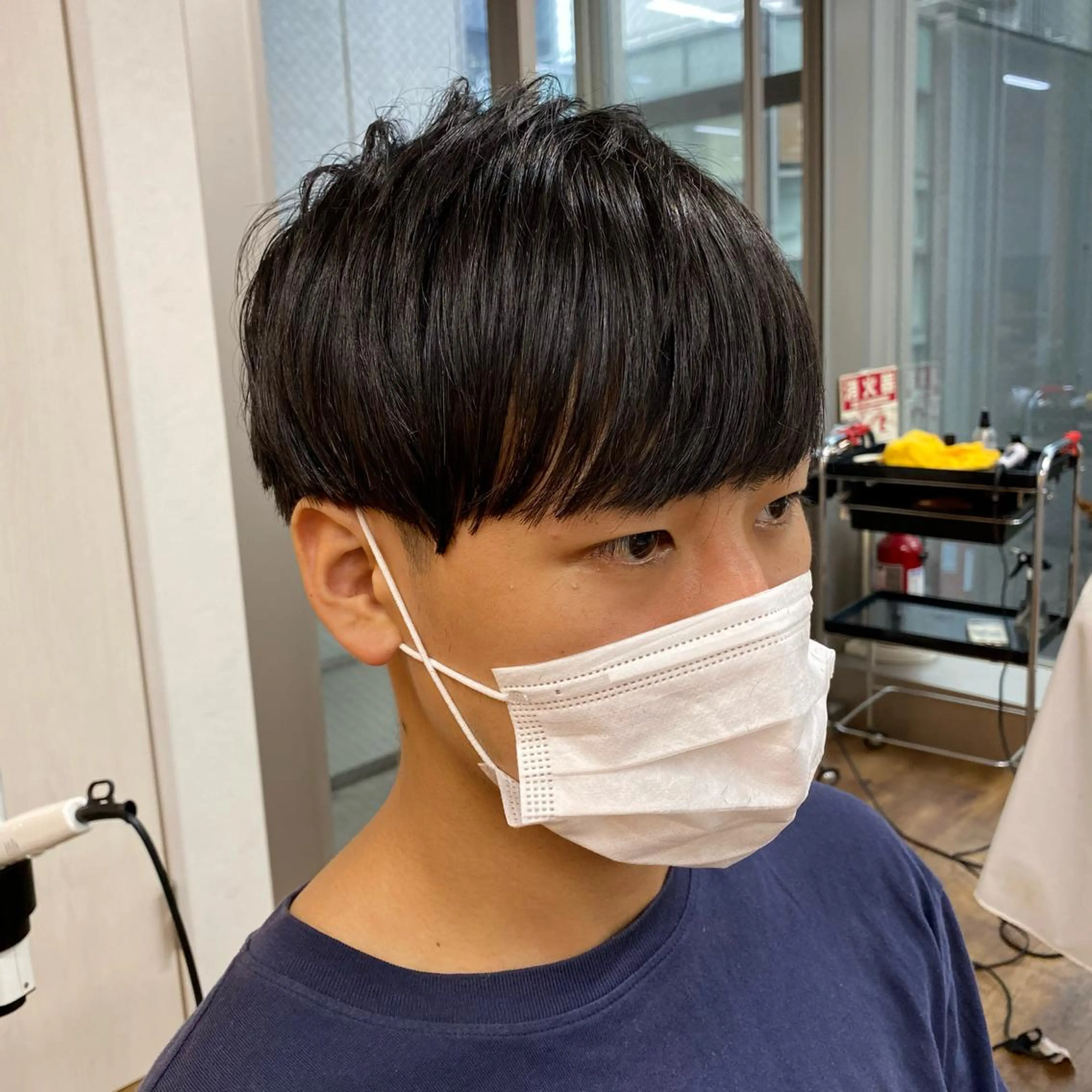 ショート メンズ 大場 優のヘアスタイル