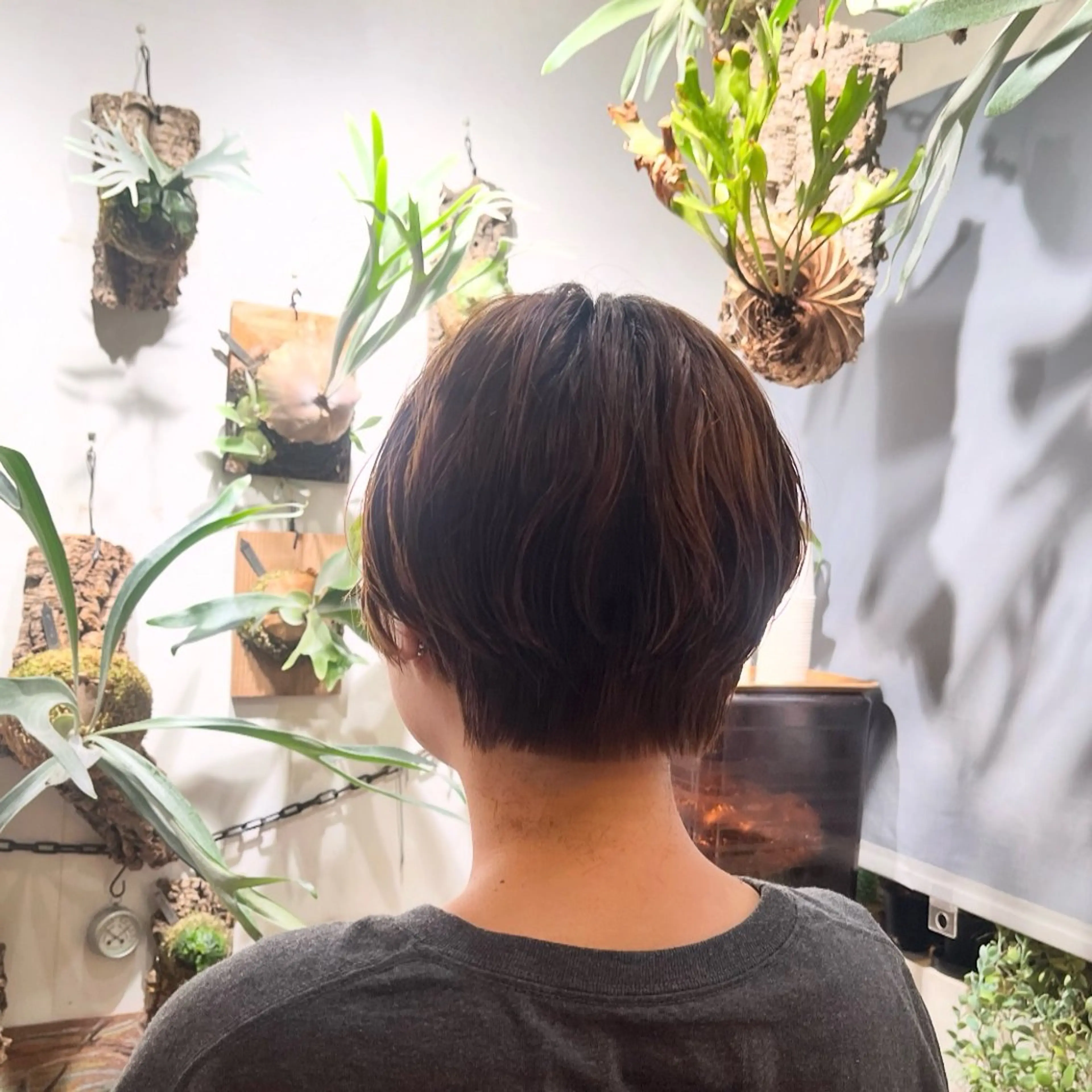 ショート パーマ カット パーマ 松原 樹里のヘアスタイル