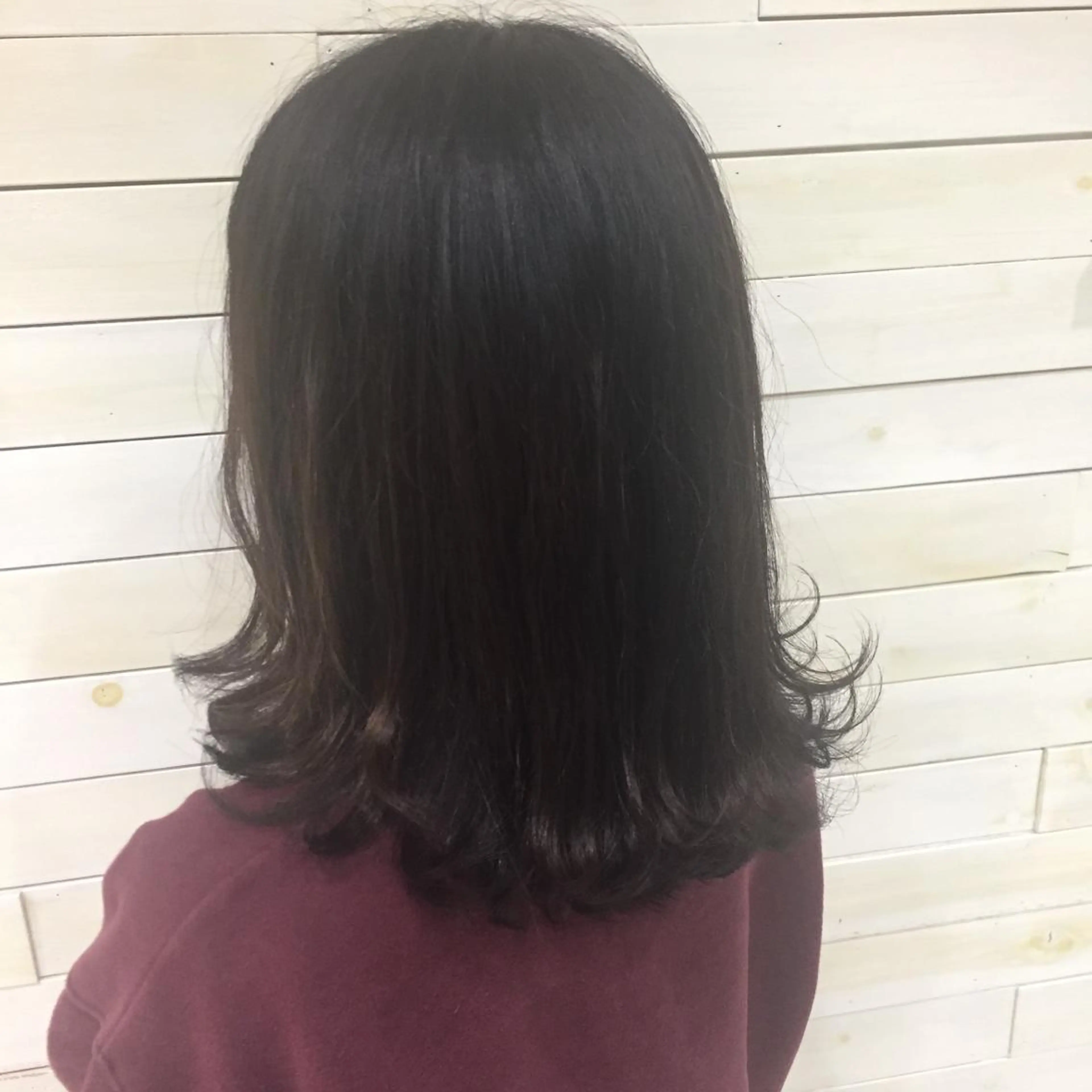 ミディアム 黒田瀬奈/ボブ まろやかベージュのヘアスタイル