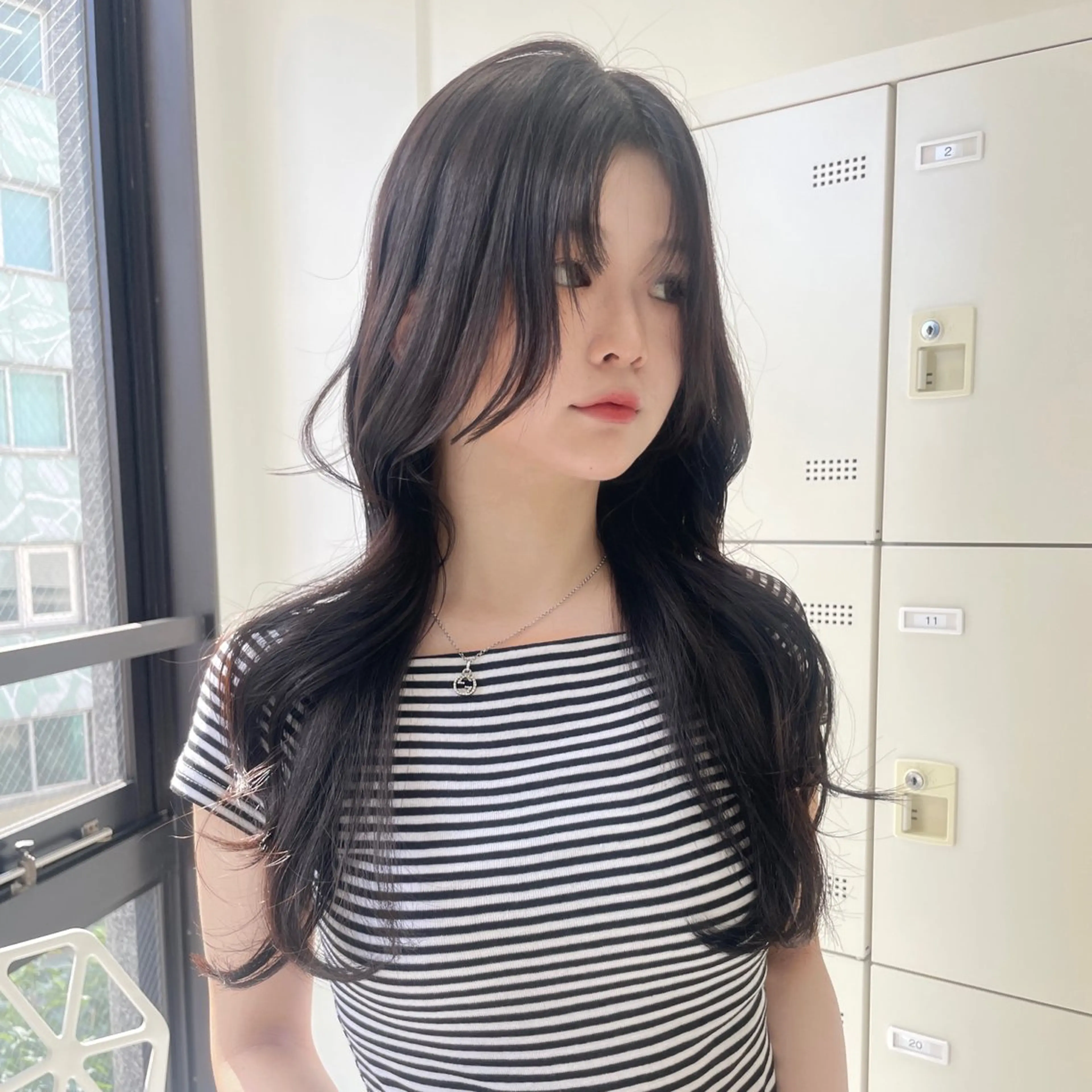 セミロング MOE 福岡韓国ヘア✧︎のヘアスタイル