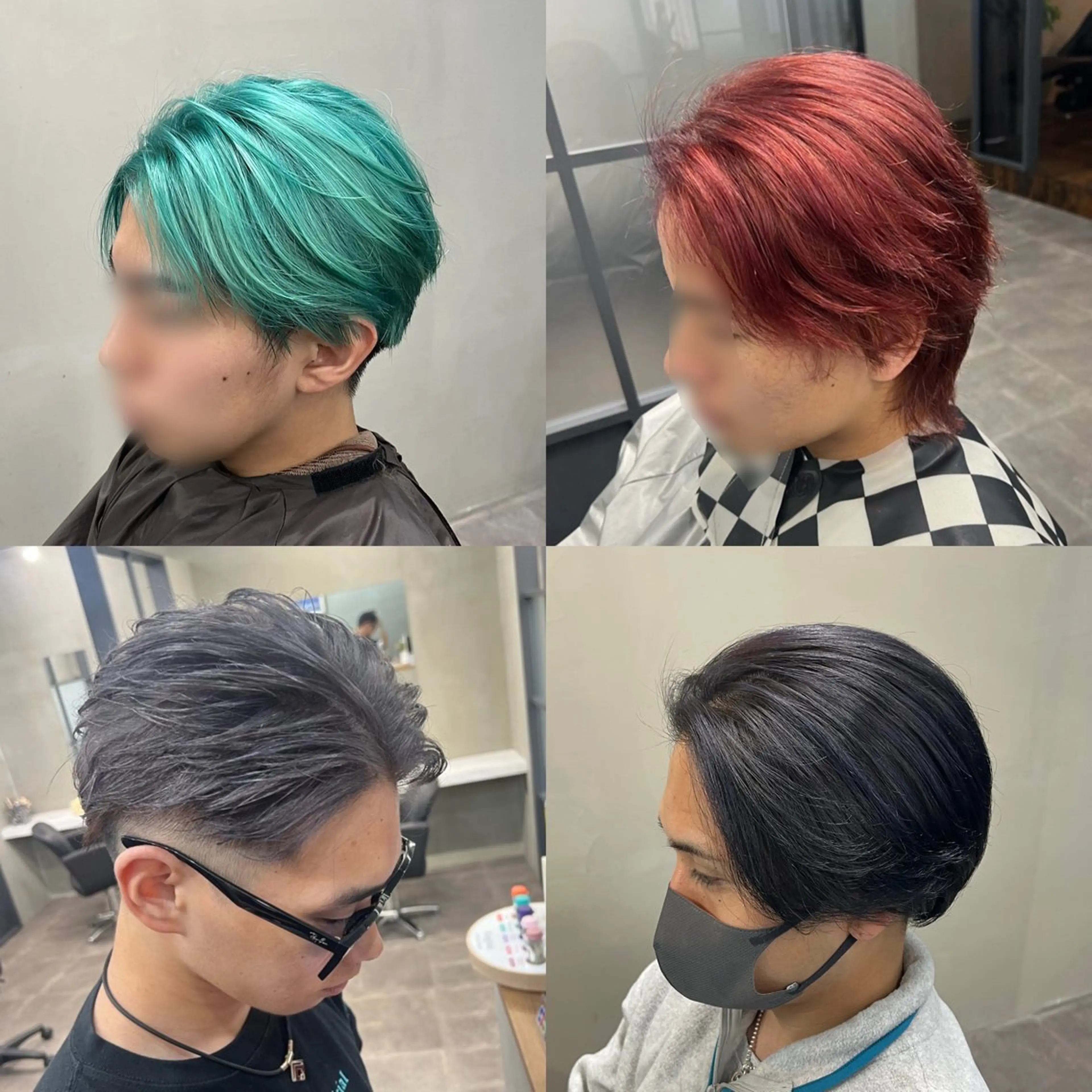 メンズ メンズハイトーン カット ヘアカラー トリートメント 小顔カット/髪質改善 /  店長 河井雄貴のヘアスタイル