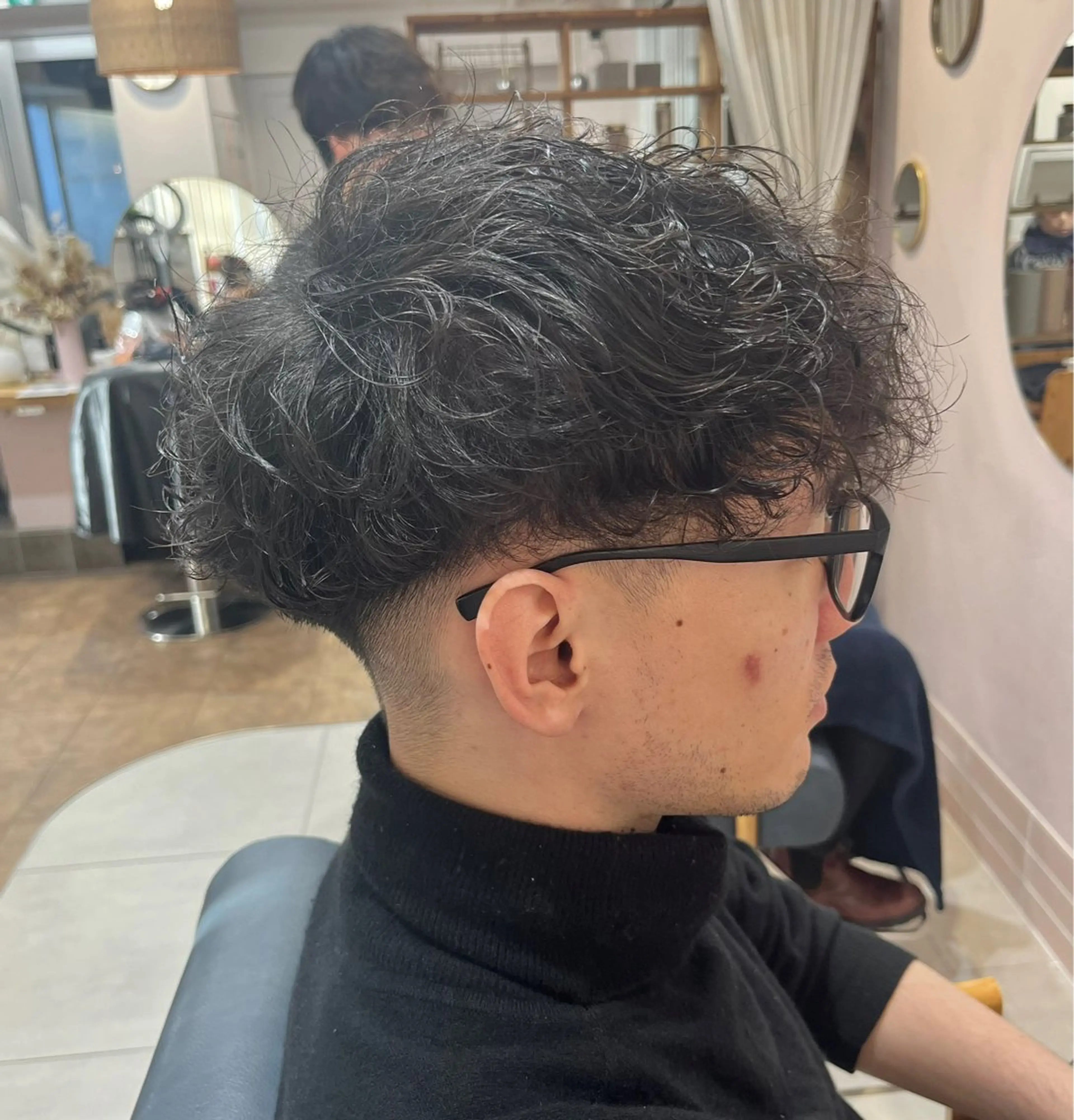 パーマ メンズ メンズパーマ カット パーマ 韓国メンズヘア☆ 韓国ボブYUTOのヘアスタイル