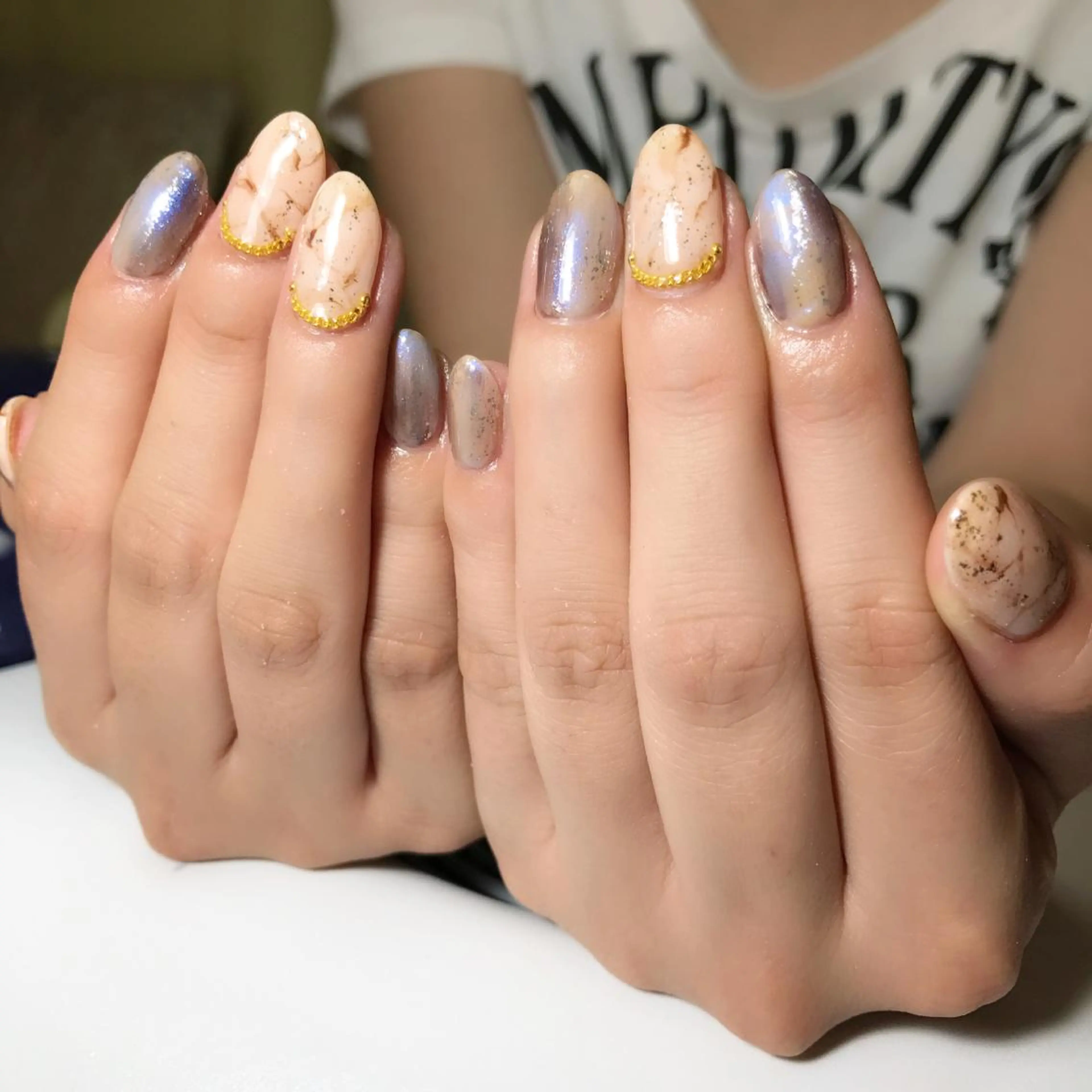 ネイル 大理石ネイル(マーブル) RireOne ~リルワン~のネイルデザイン