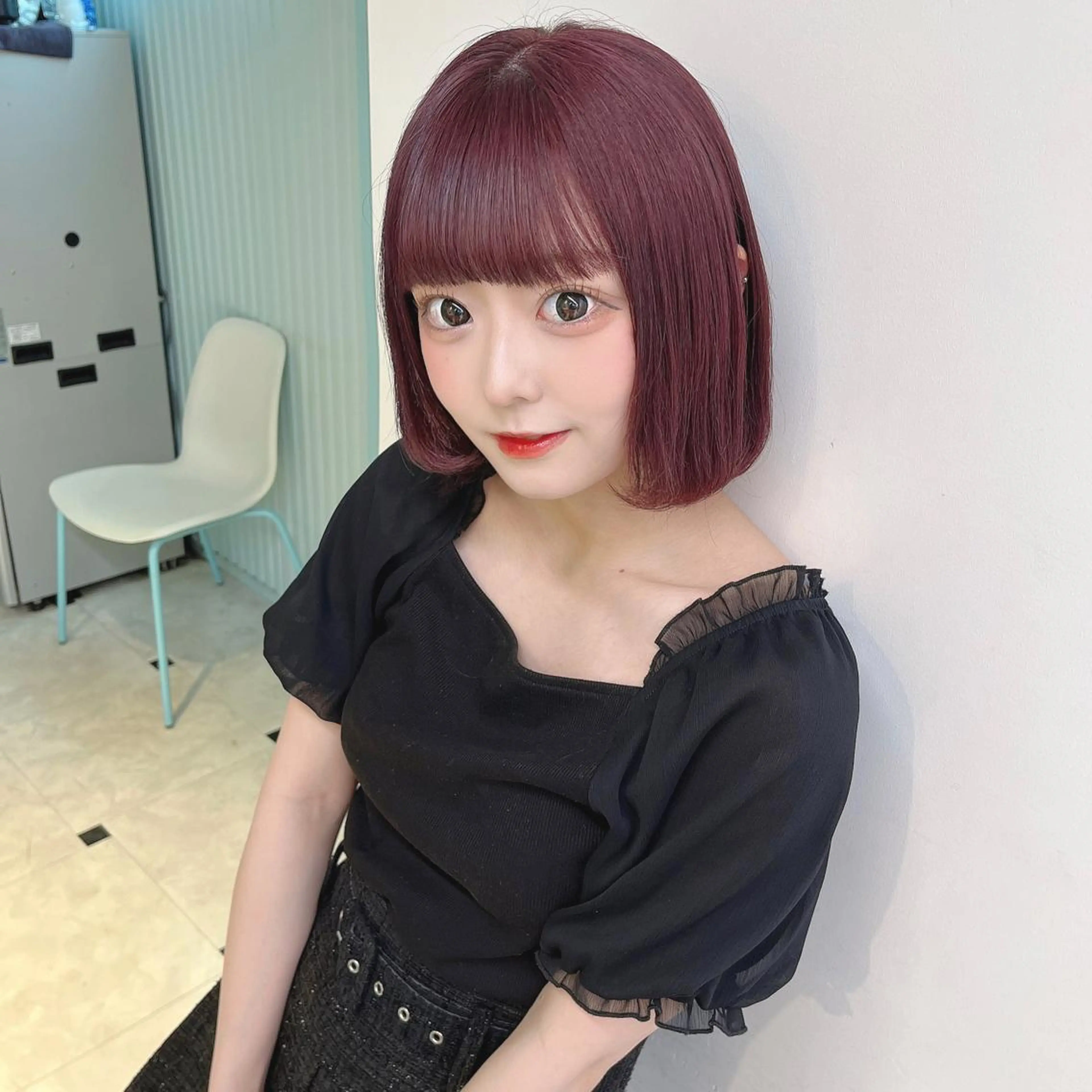 ショート カラー ヘアアレンジ ヘアカラー トリートメント ヘアセット 愛されカラー🩷 はるなのヘアスタイル