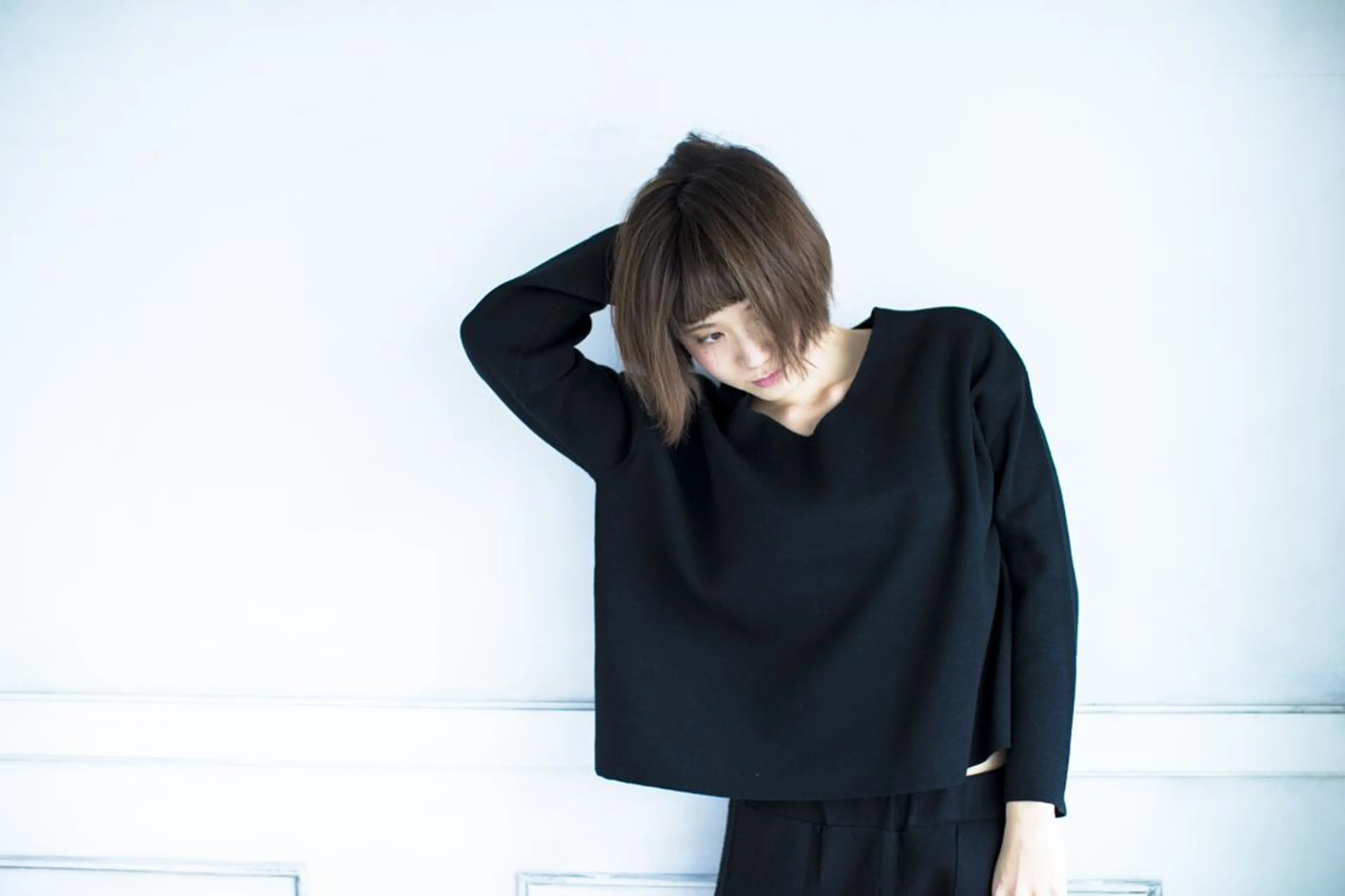 カラー 岩渕 由里香のヘアスタイル