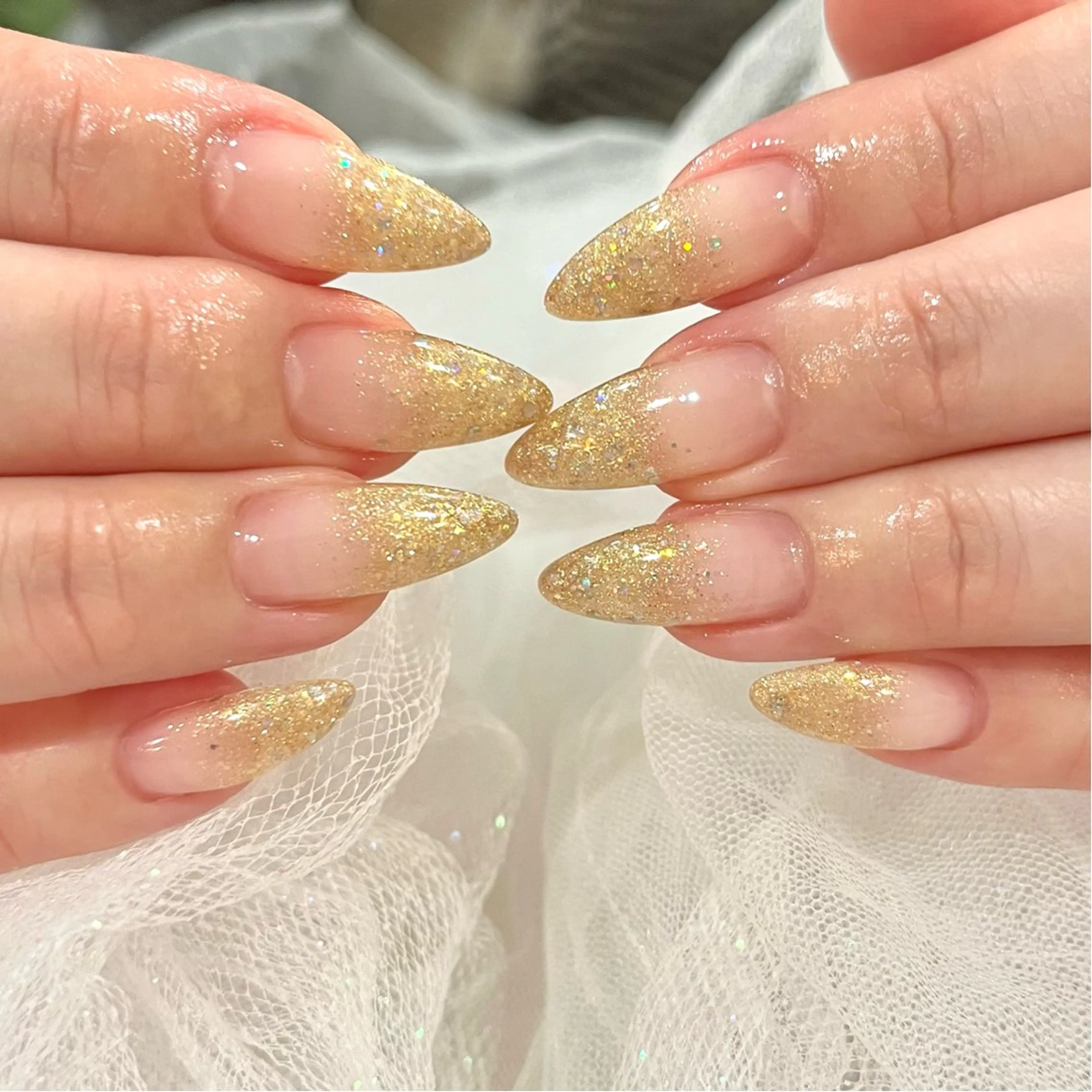 【⚠️当日予約、当日来店限定⚠️】ハンド💅初回ジェルオフ無料✨Gel-xお爪に優しい長さ出し10本＋ワンカラーの写真