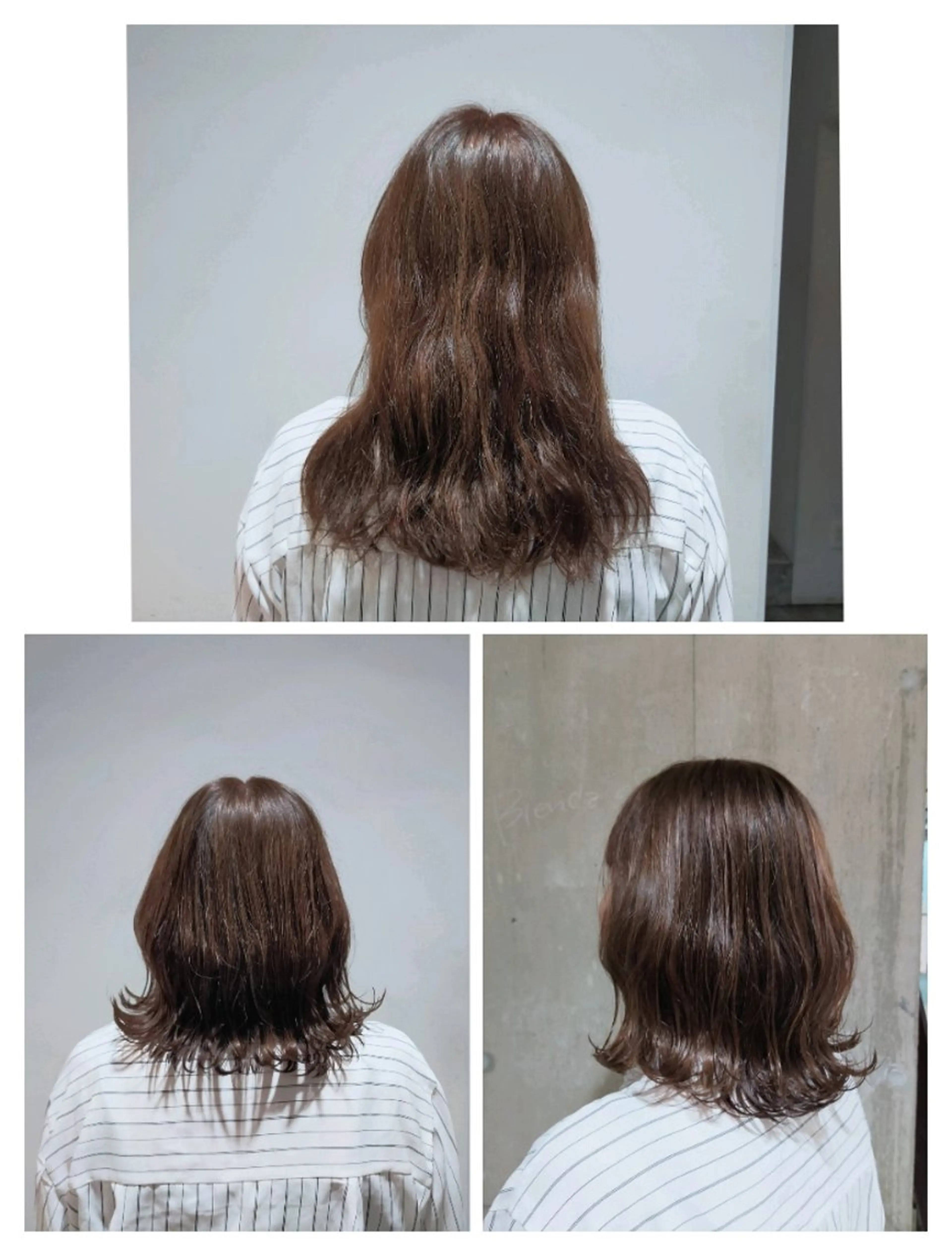 ミディアム 和佐 ももえのヘアスタイル