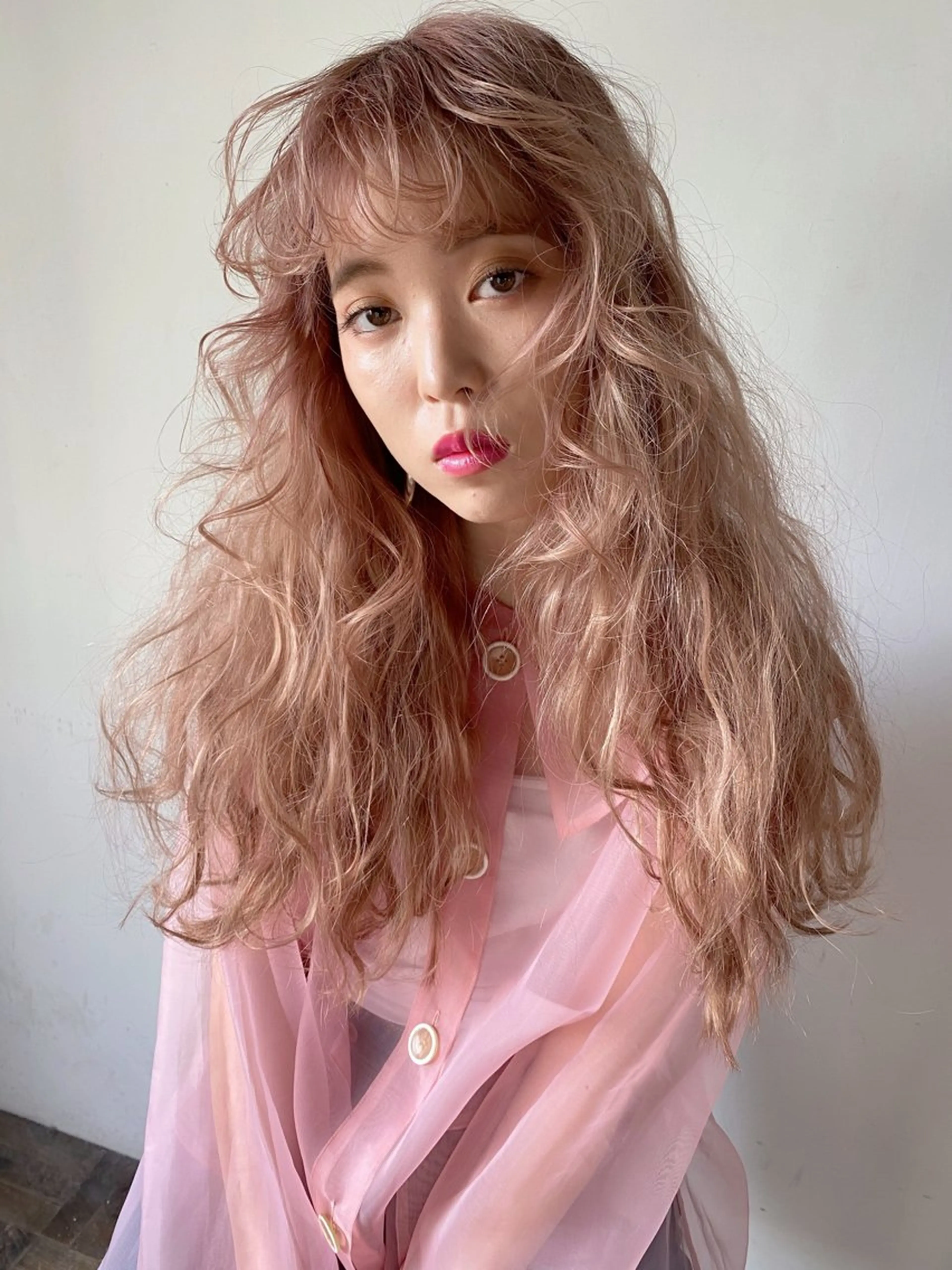 ロング カラー 只野 真衣のヘアスタイル