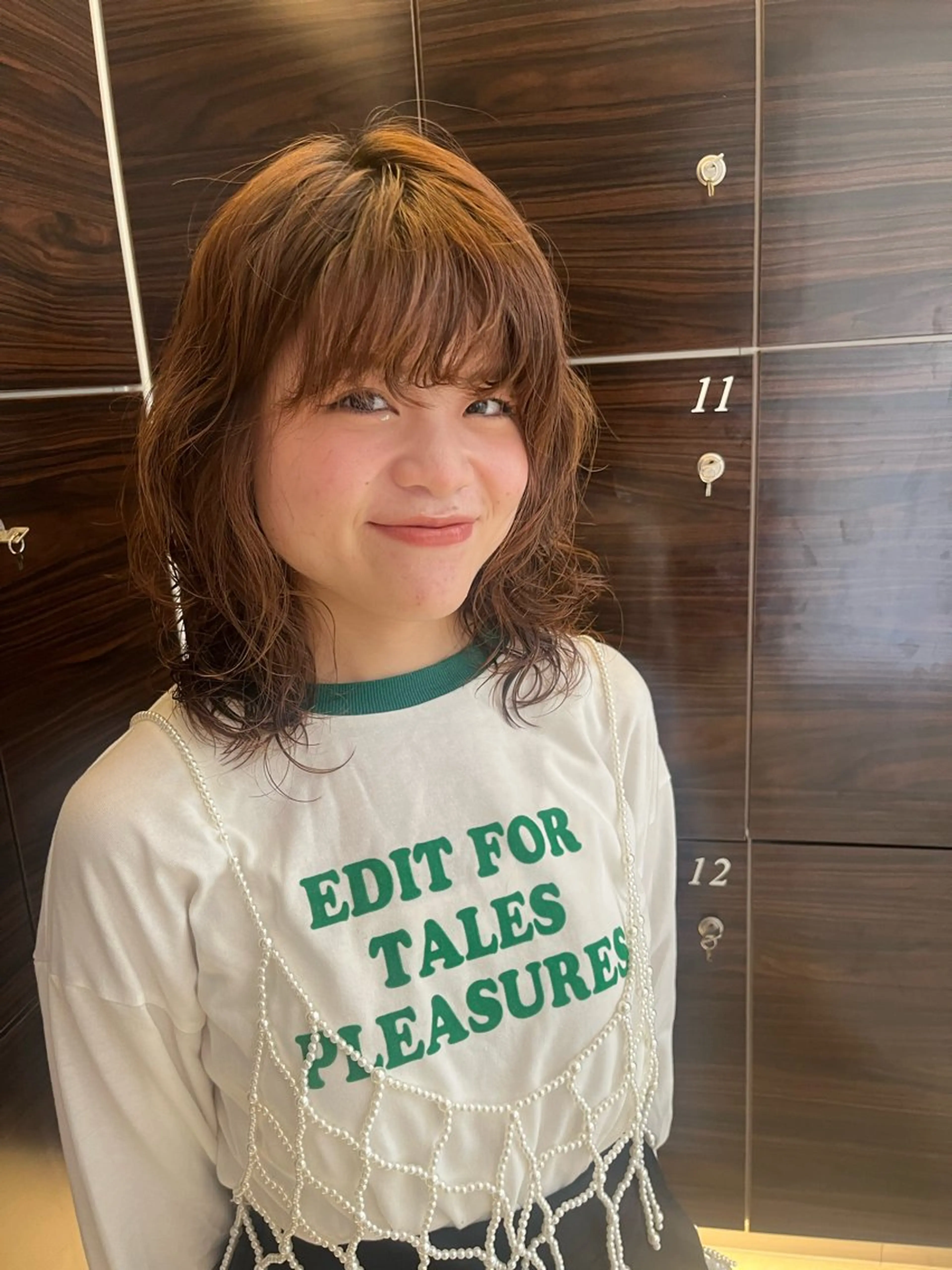 ミディアム パーマ 渋谷/ブリーチ/暖色 姫汝のエステ・リラクイメージ