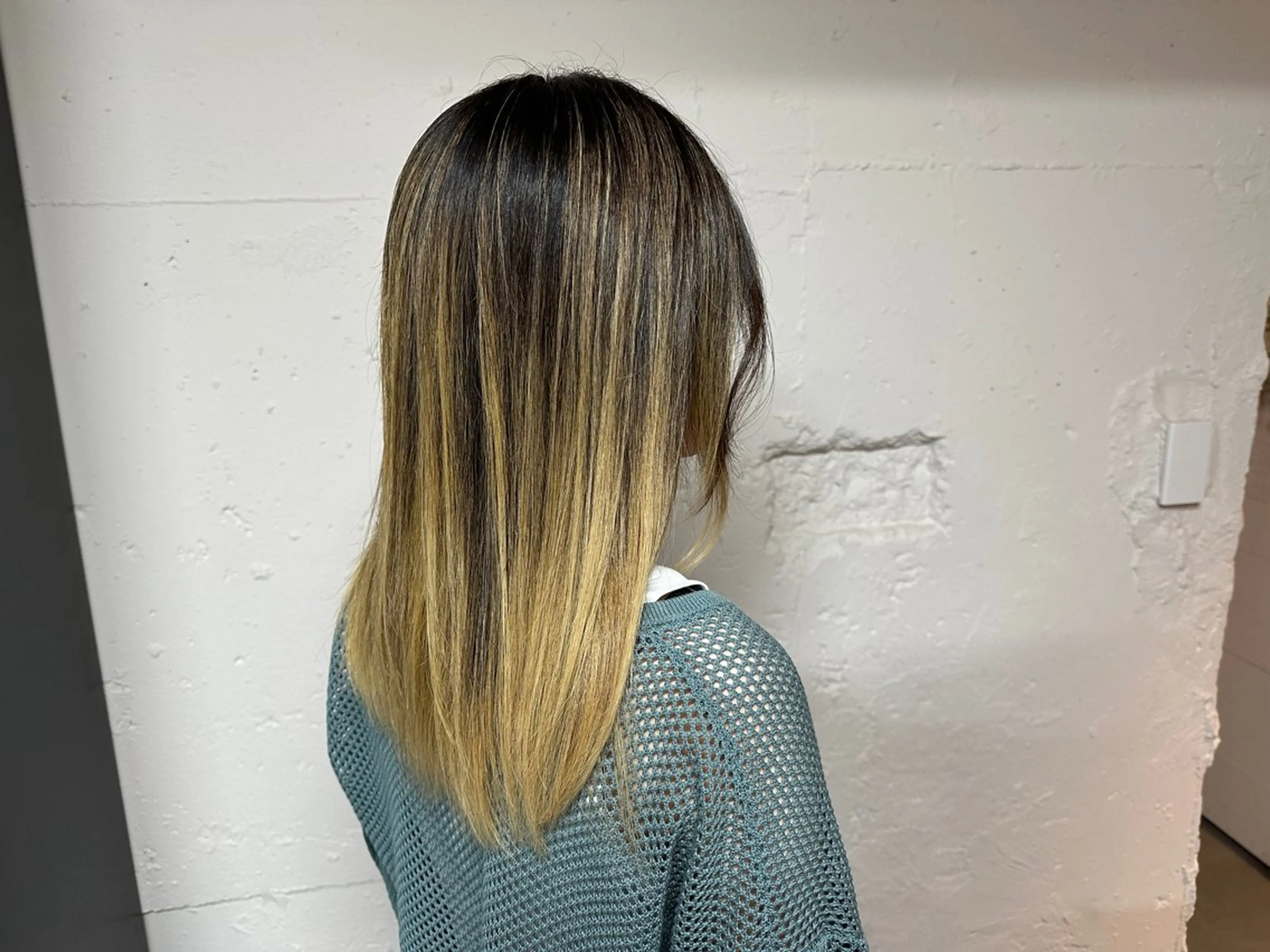 ミディアム 髪質改善 カット トリートメント ハイライト/ ブリーチ😈小倉😈のヘアスタイル