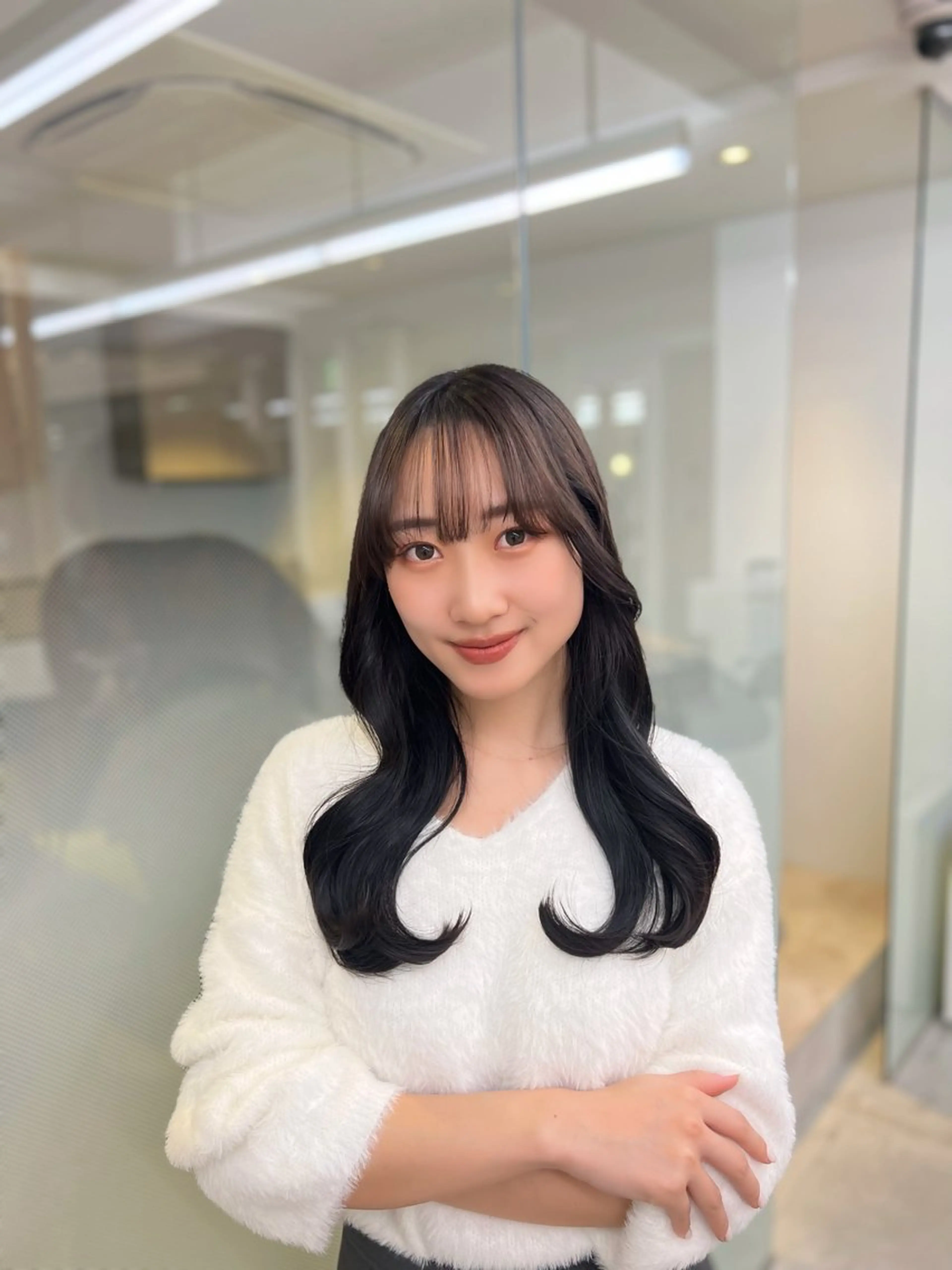 似合わせカット＋ケアカラー＋トリートメントの写真