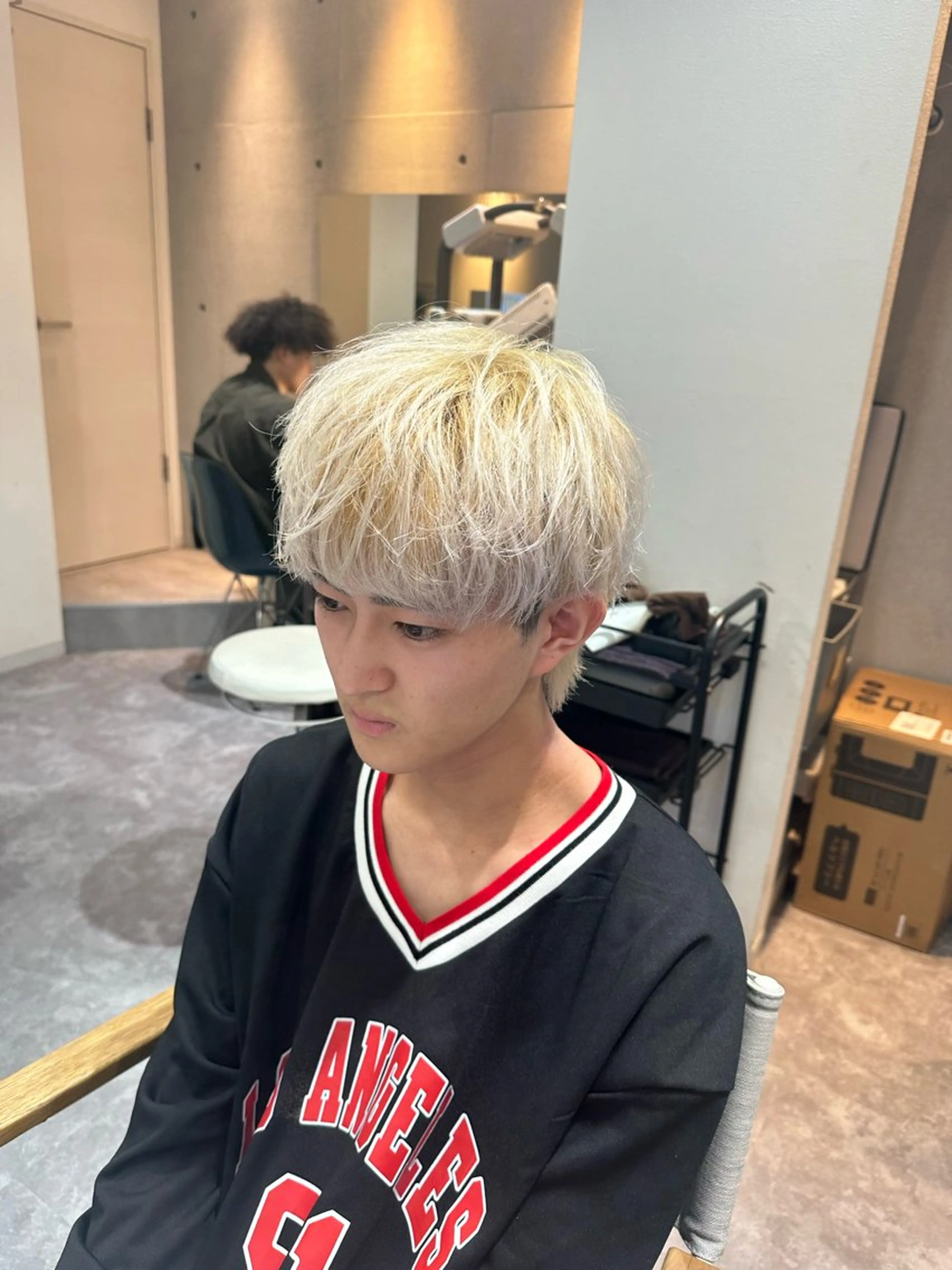 メンズ カット ヘアカラー トリートメント 💎メンズカット /フェザー/細野💎のヘアスタイル