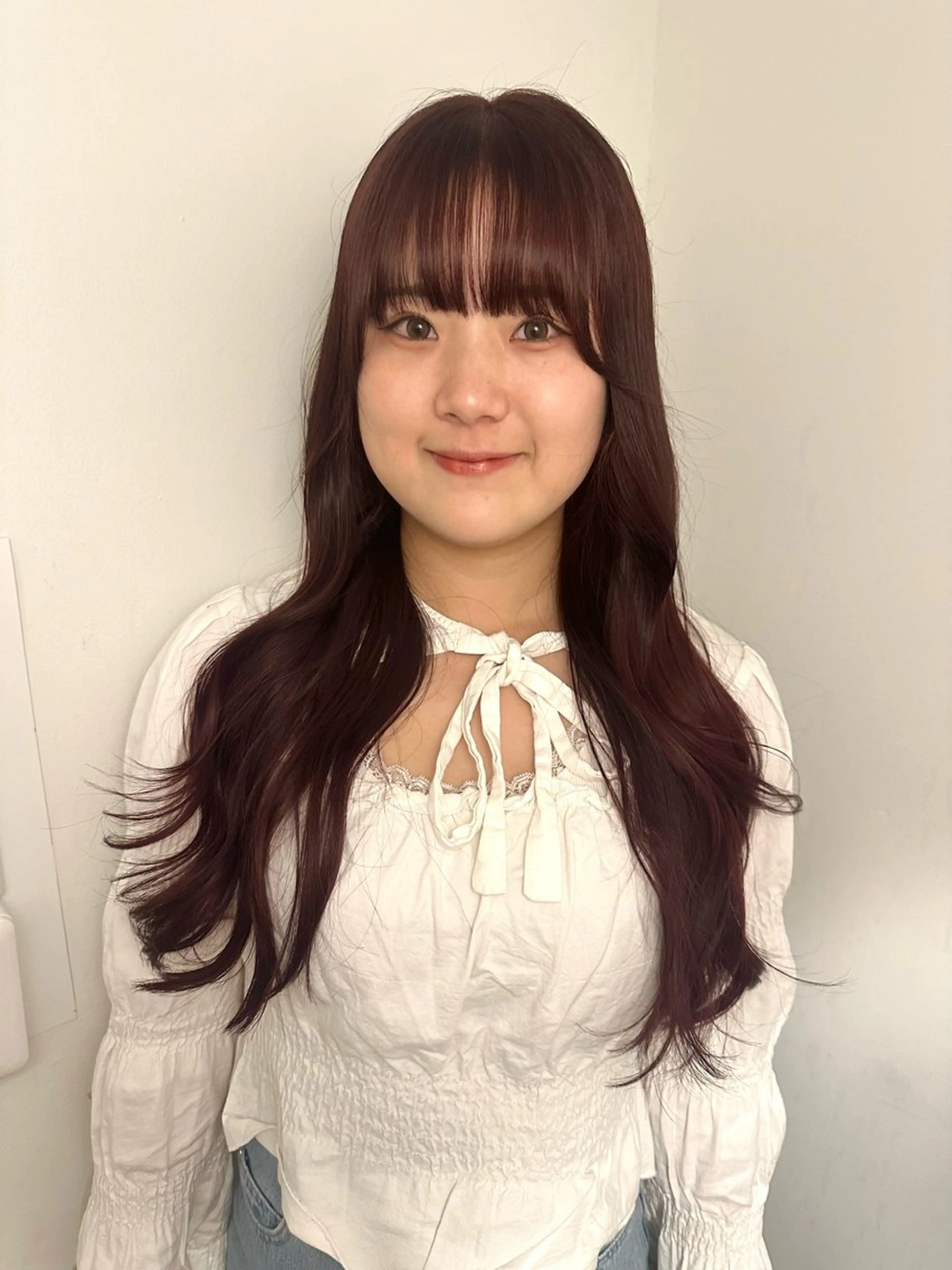 ロング カット ヘアカラー トリートメント Hana ハイトーン🕯🩰のヘアスタイル