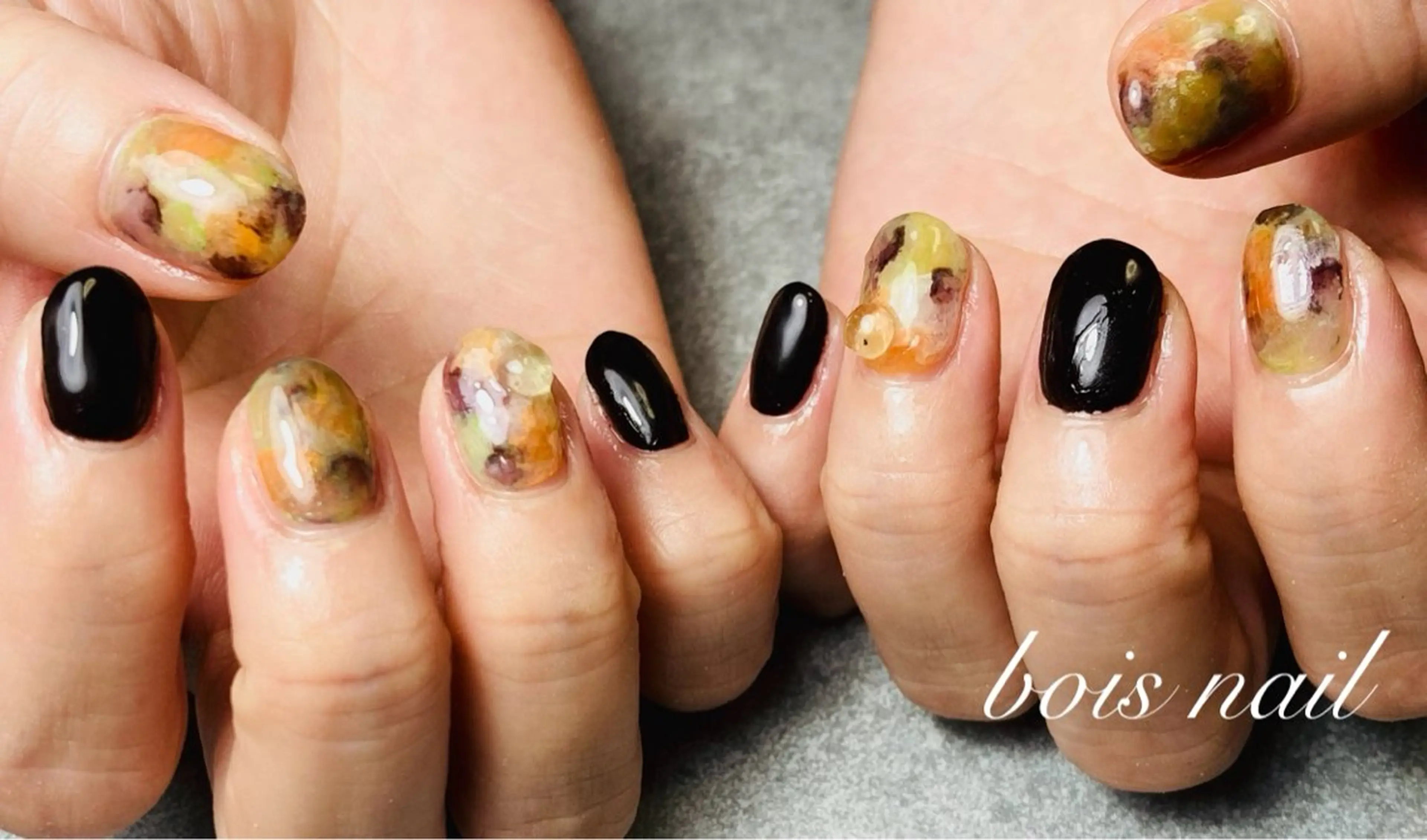 ネイル ハンドネイル bois nail ボワネイル北巽のネイルデザイン