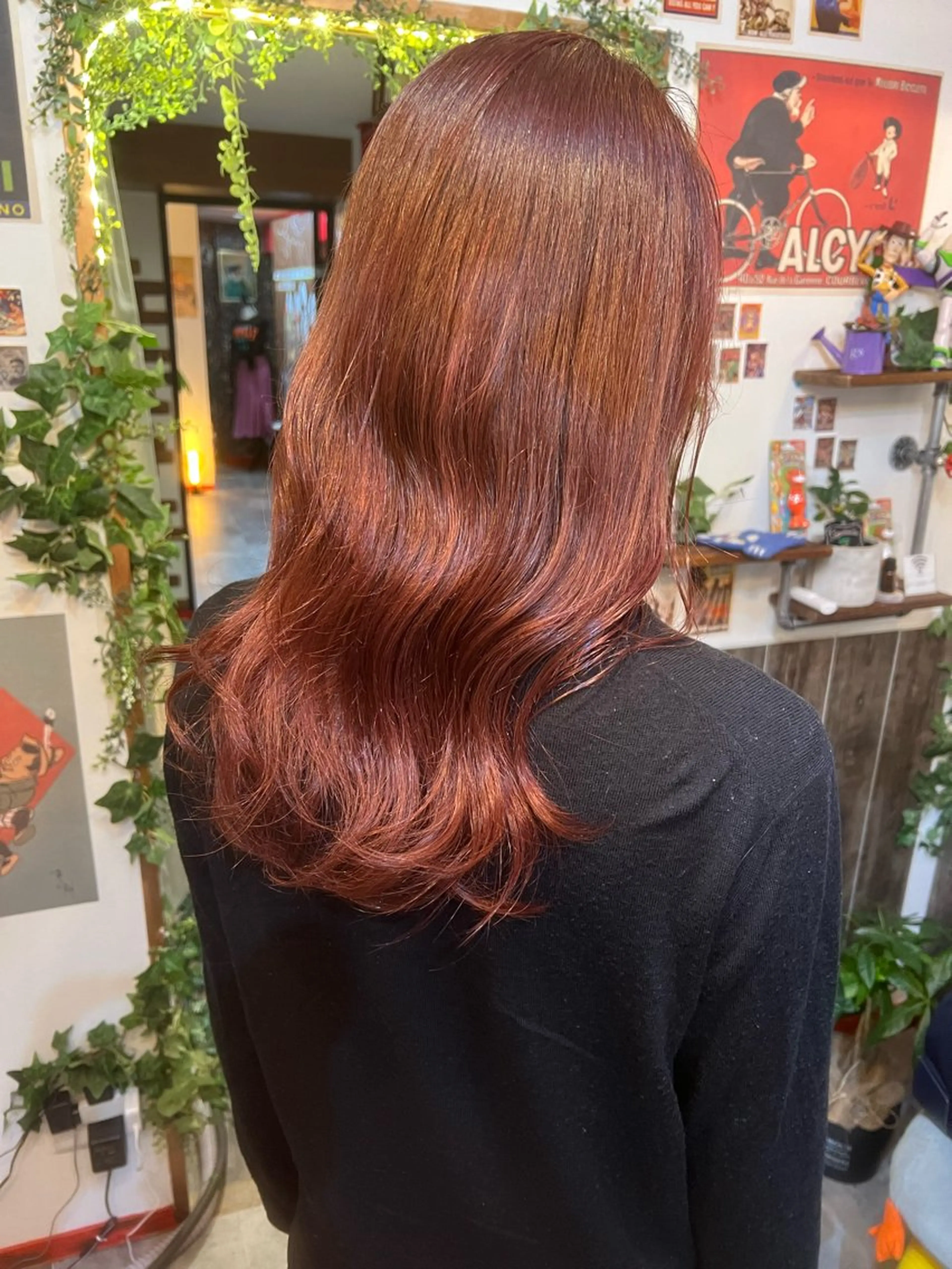 ミディアム カラー ベージュカラー ピンクカラー ピンクベージュ ヘアカラー カラーパティシエ facce🌼ikoのヘアスタイル