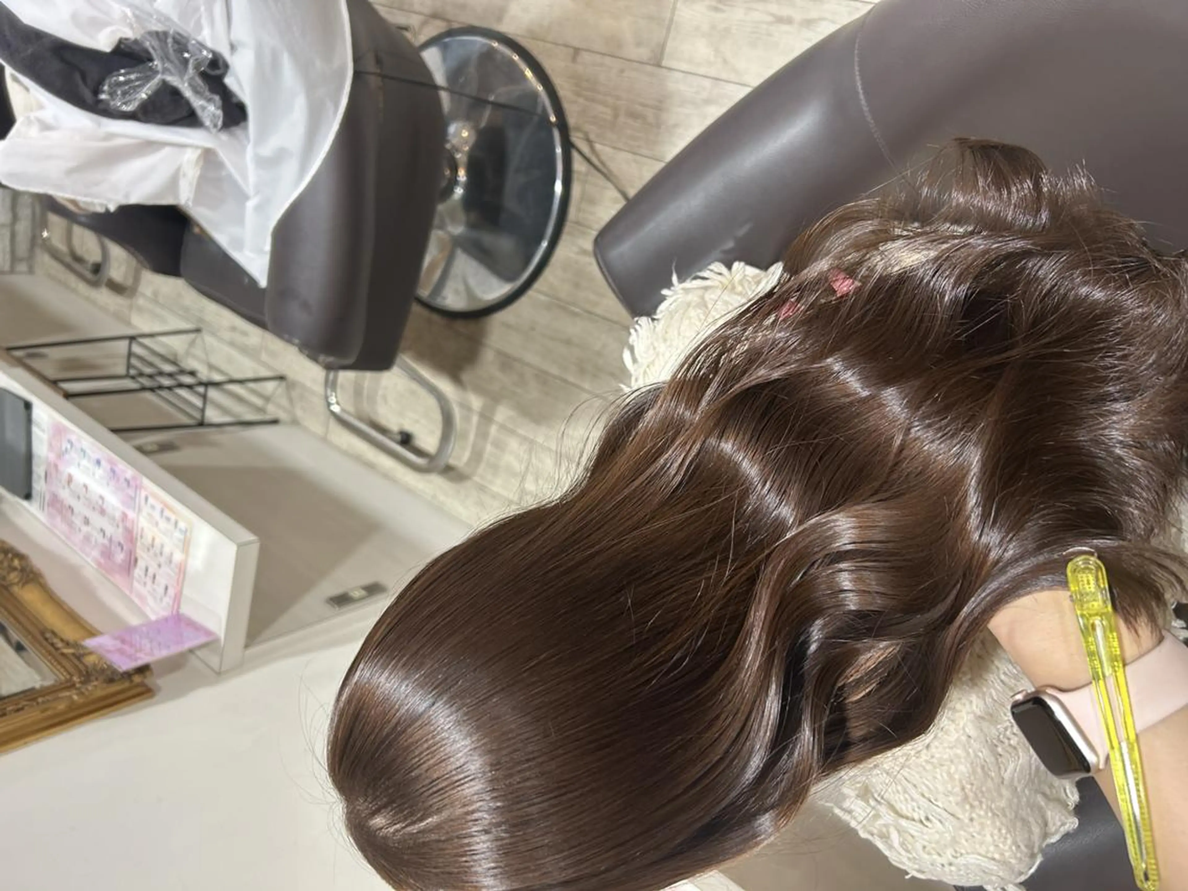 ロング カラー ヘアアレンジ 🦄🫧‪透明感 絹髪特化🫧🍓のヘアスタイル