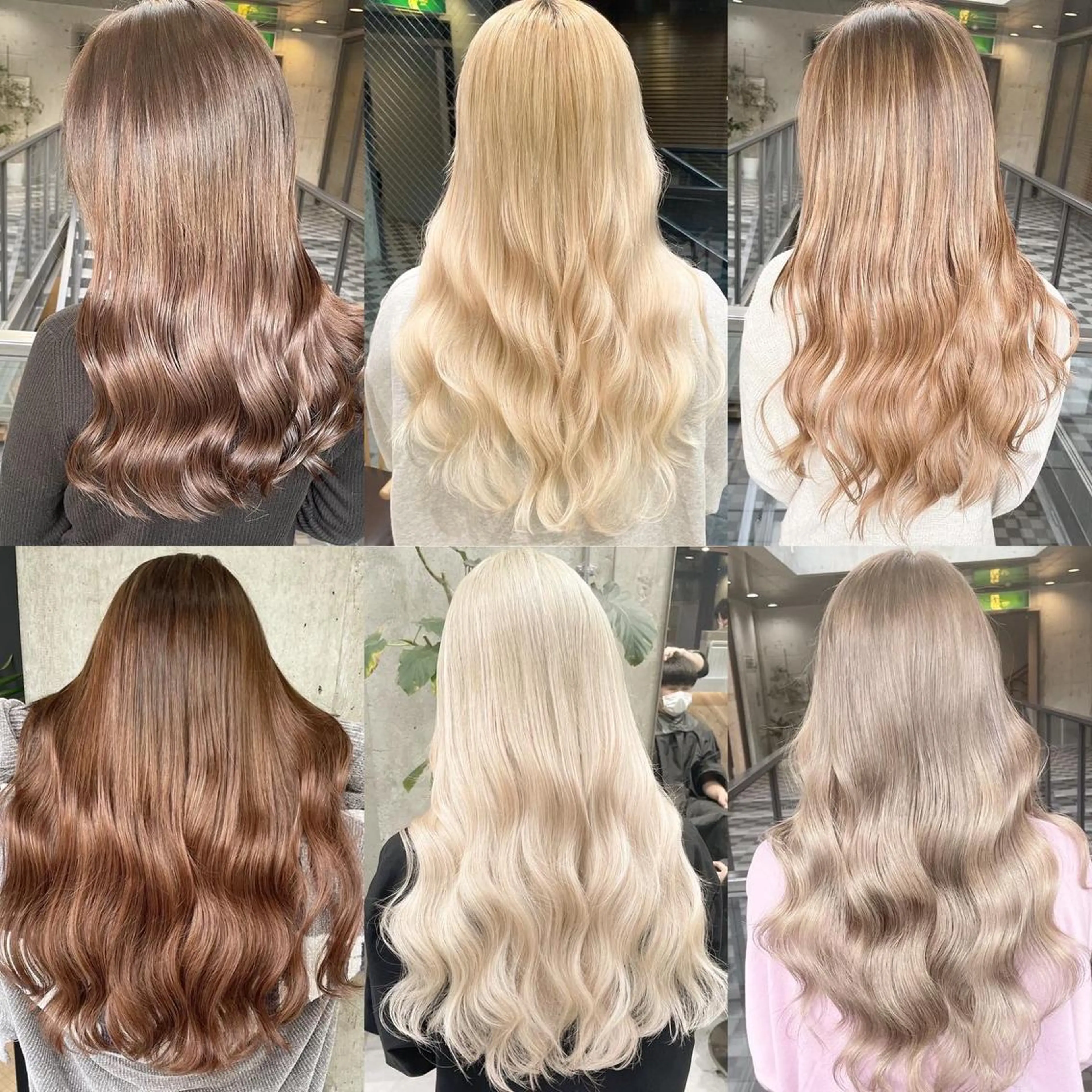 ロング カラー ヘアアレンジ エクステ TATSUYA アートディレクターのヘアスタイル