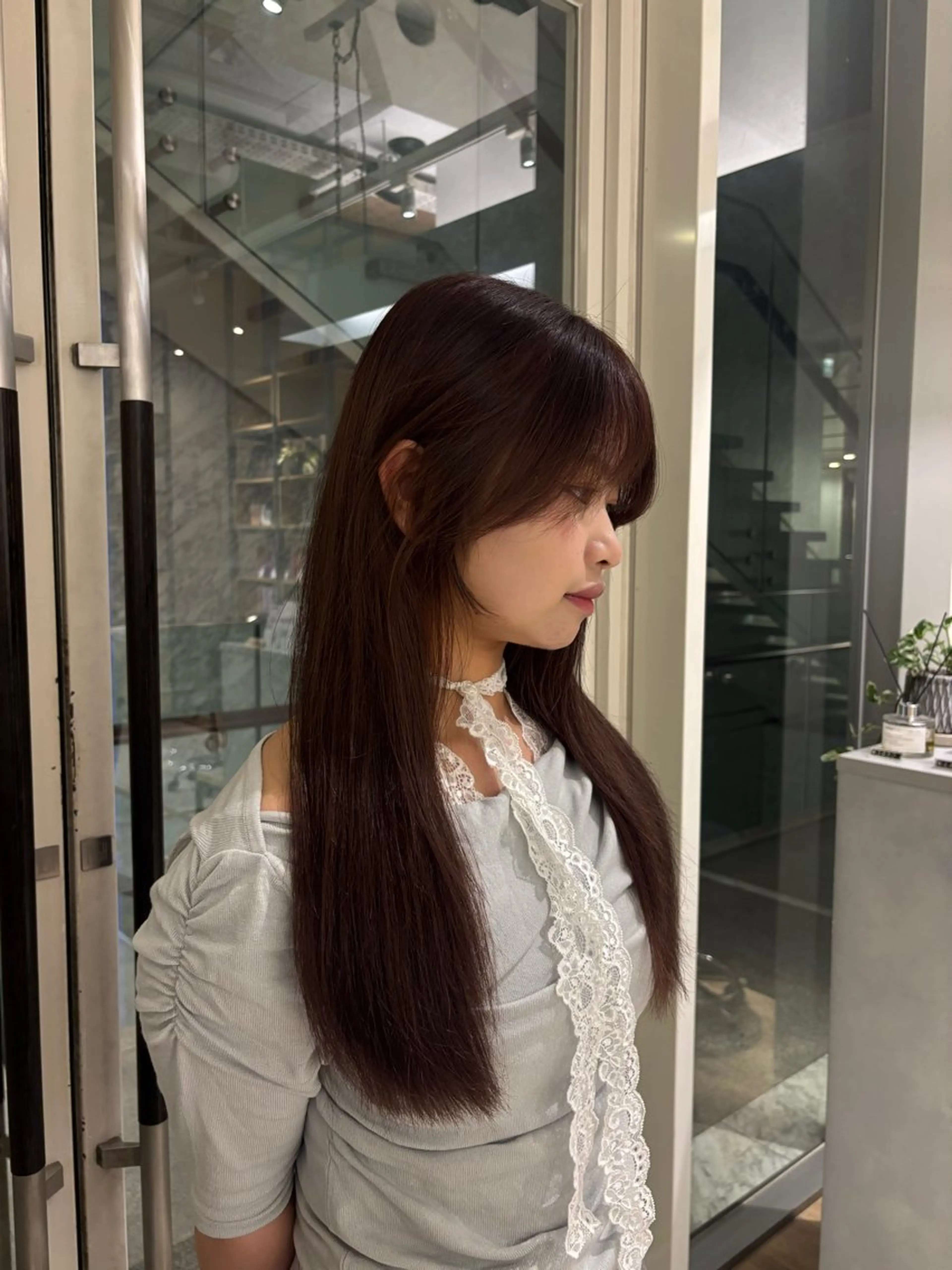 ロング カラー ヘアカラー 真壁 凜々子のヘアスタイル