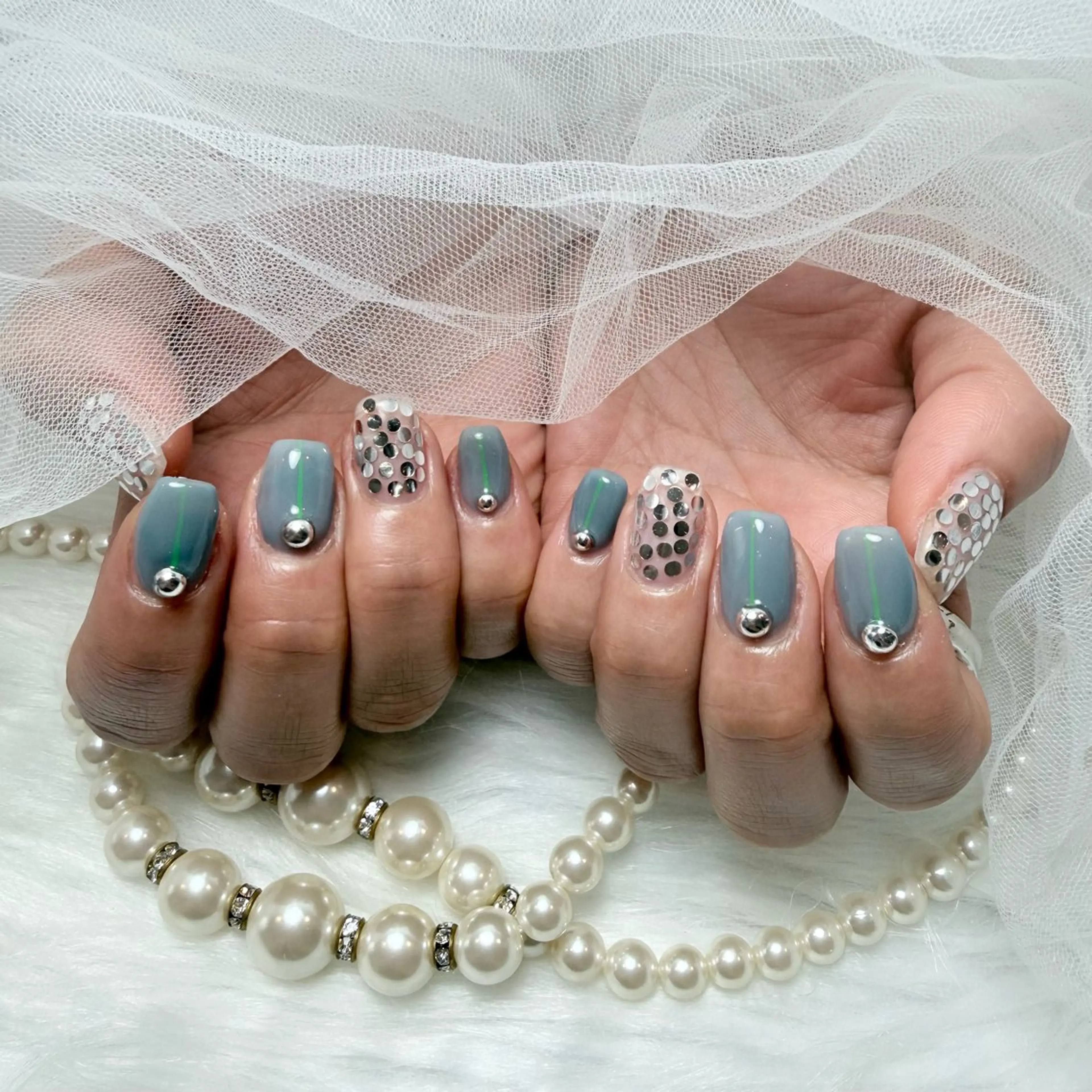 ショート ハンドネイル Conjunim MAMI🎀✨のネイルデザイン