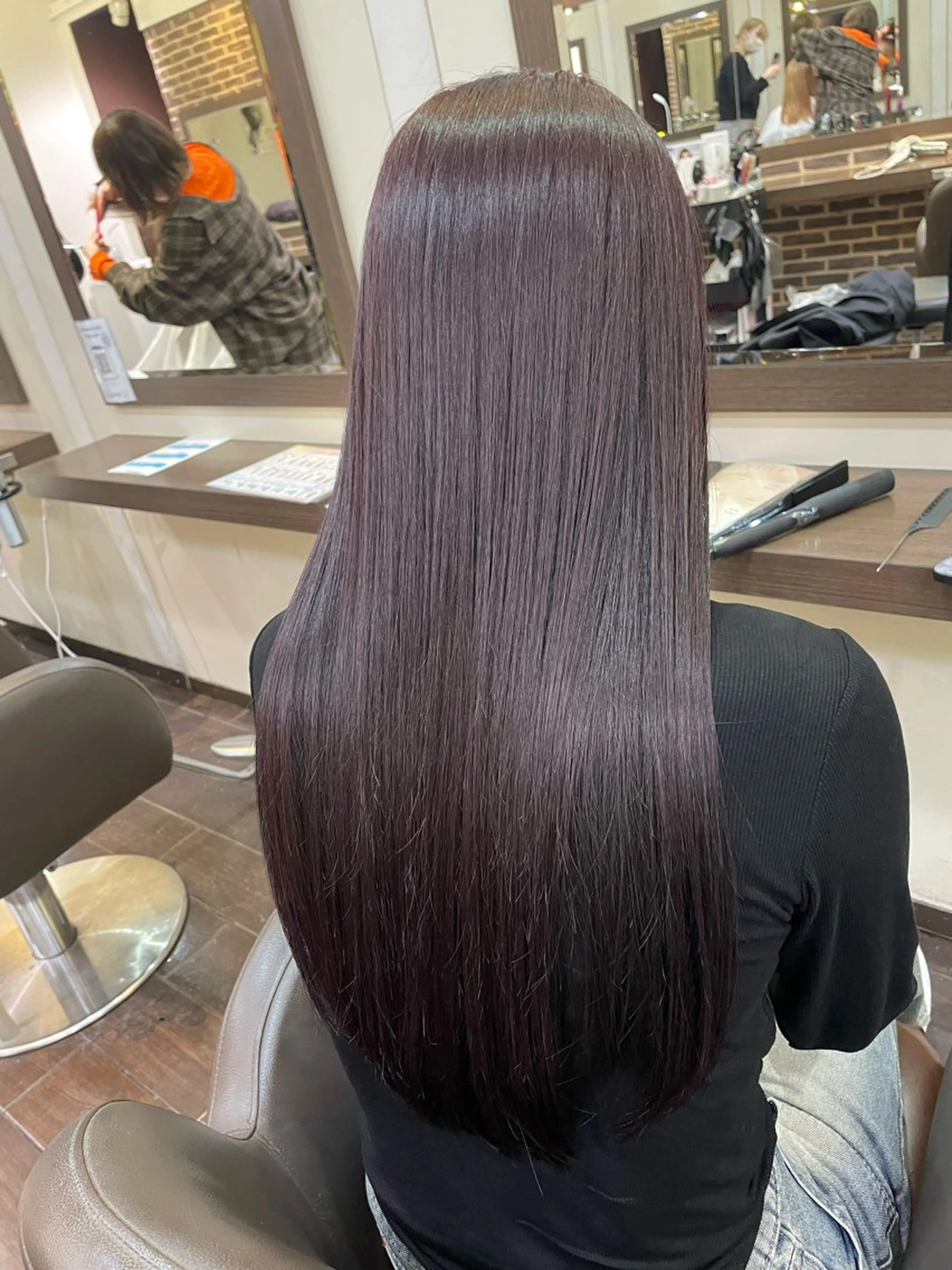 ロング カラー るか/透明感 カラー/アレンジのヘアスタイル