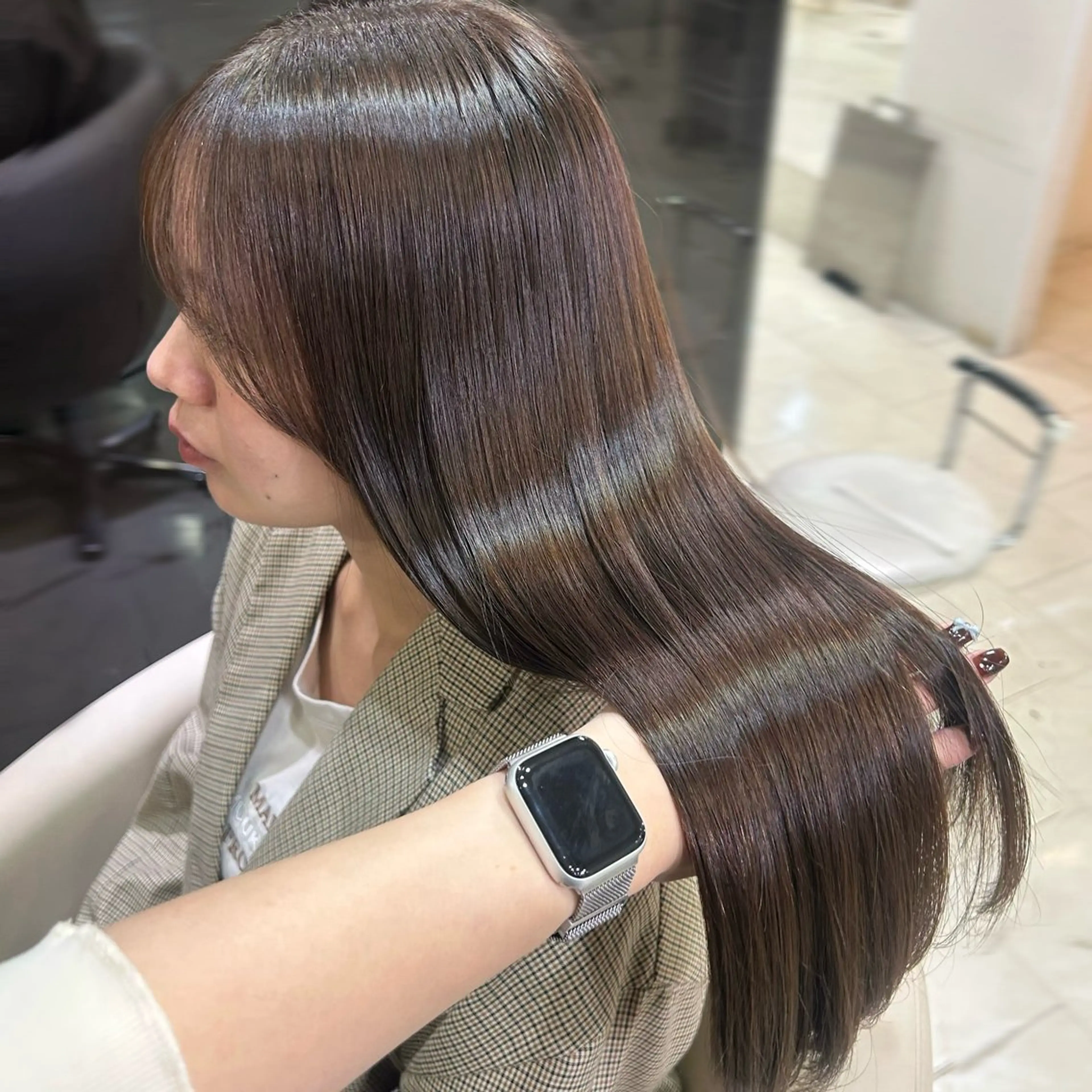 カラー カット ヘアカラー トリートメント QUEEN'S GARDEN by kｰtwo shinsaibashi所属・似合わせ透明感カラー ♡サツキのヘアスタイル