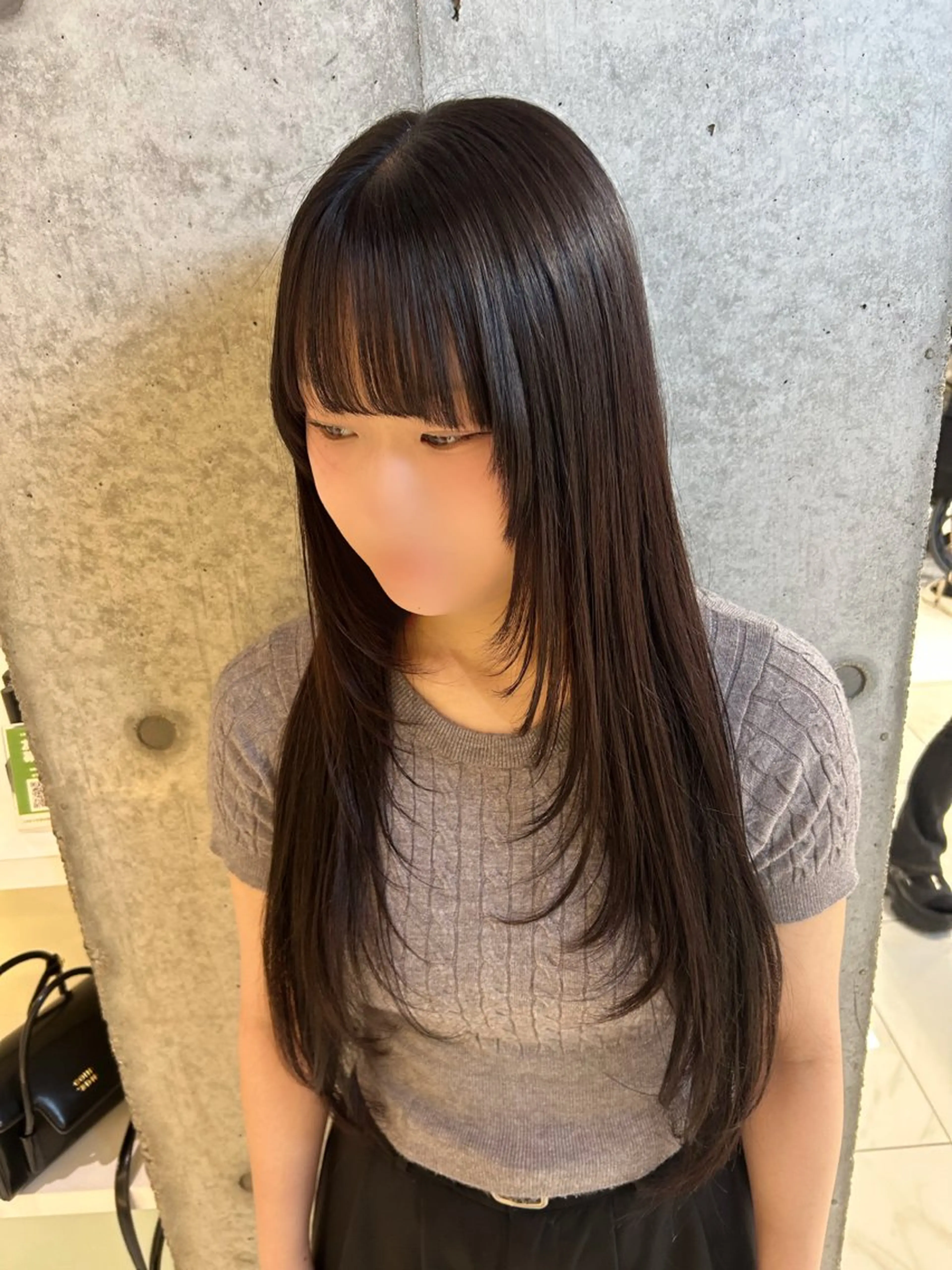 ロング カット ️💜akari💜 ハイトーン/レイヤーのヘアスタイル