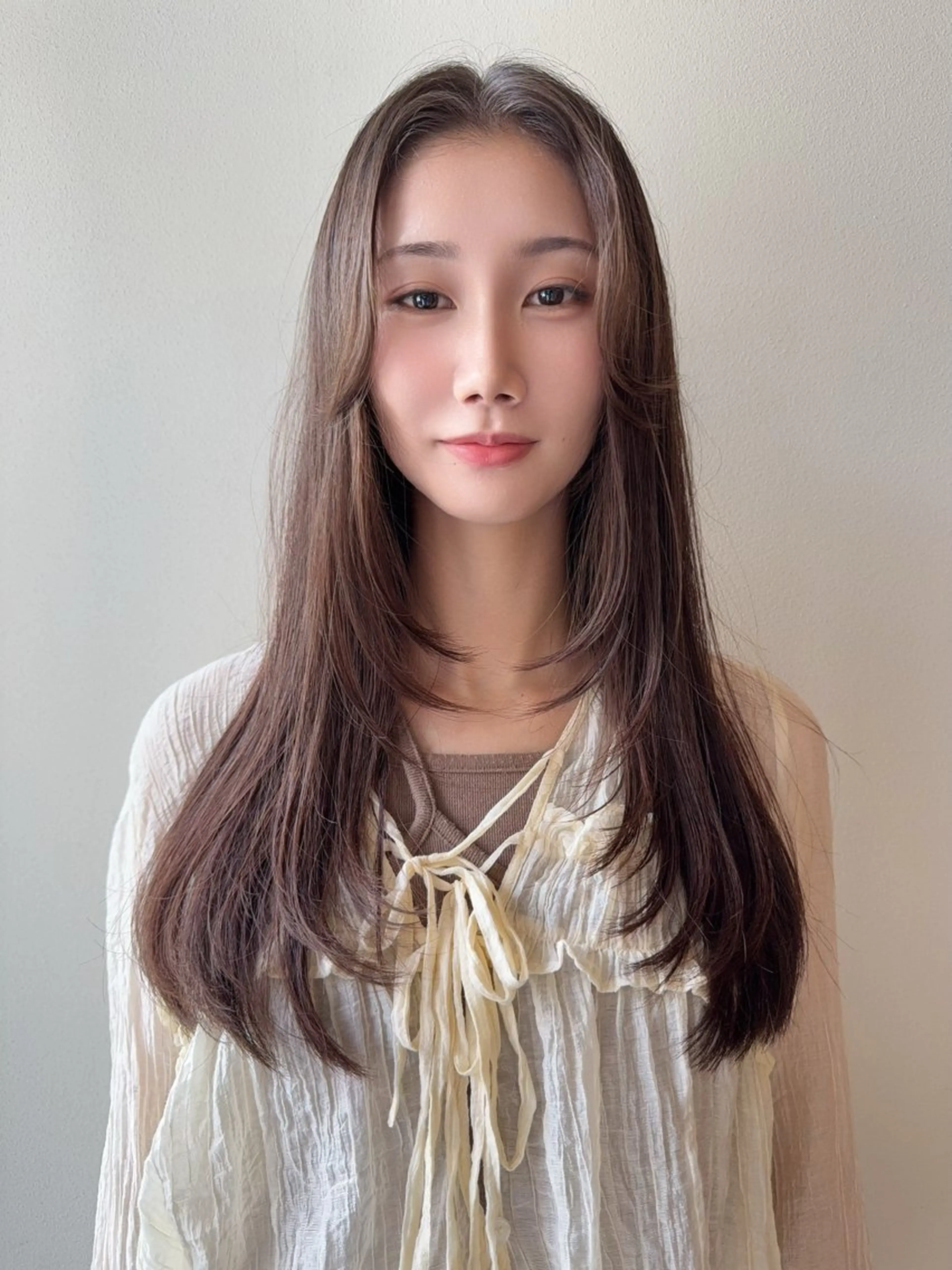 ロング レイヤーカット カット ヘアカラー トリートメント 高橋 秀平のヘアスタイル