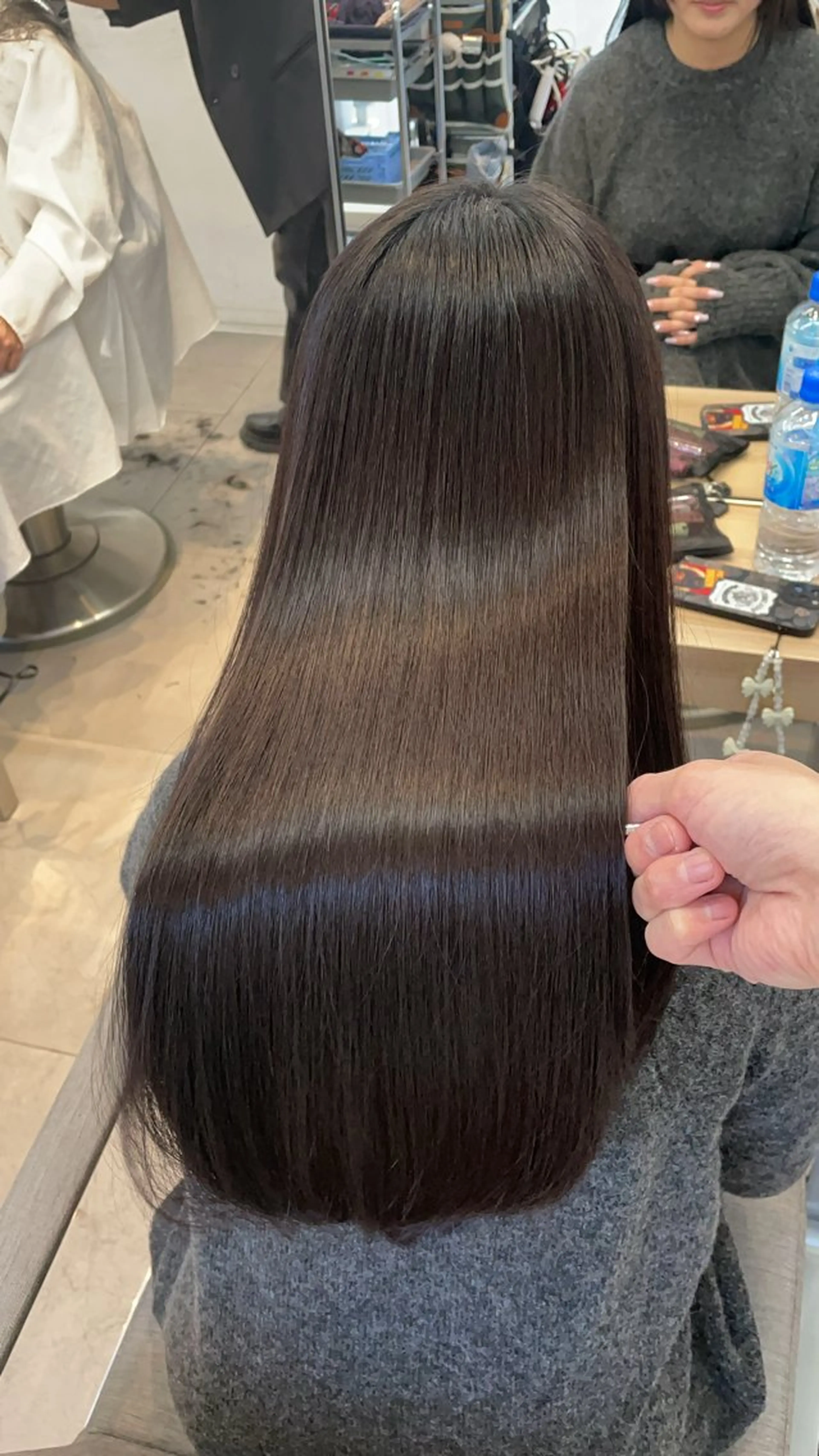 ロング カット 縮毛矯正 トリートメント ヘッドスパ ✨髪質改善✨美髪 矯正🫧小泉のヘアスタイル