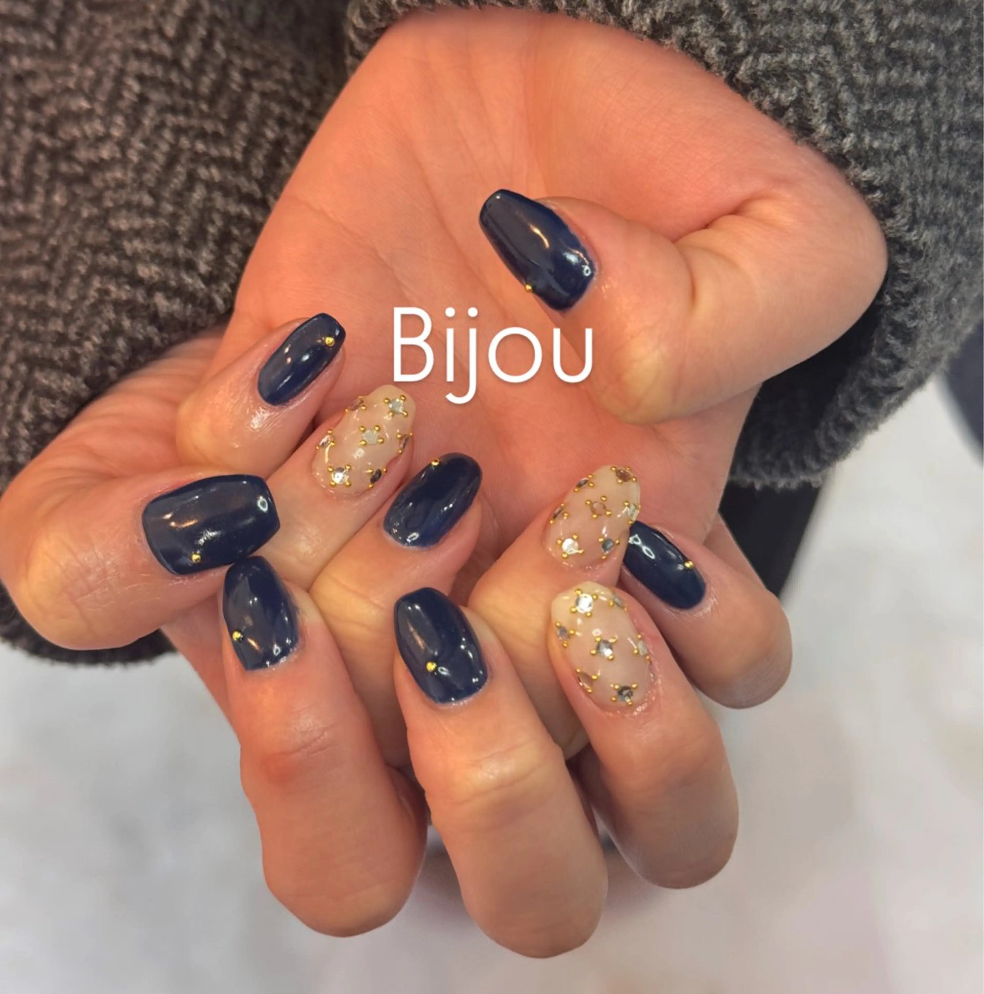 ネイル ニュアンスネイル ハンドネイル SOARE所属・Akari Ikehataのネイルデザイン