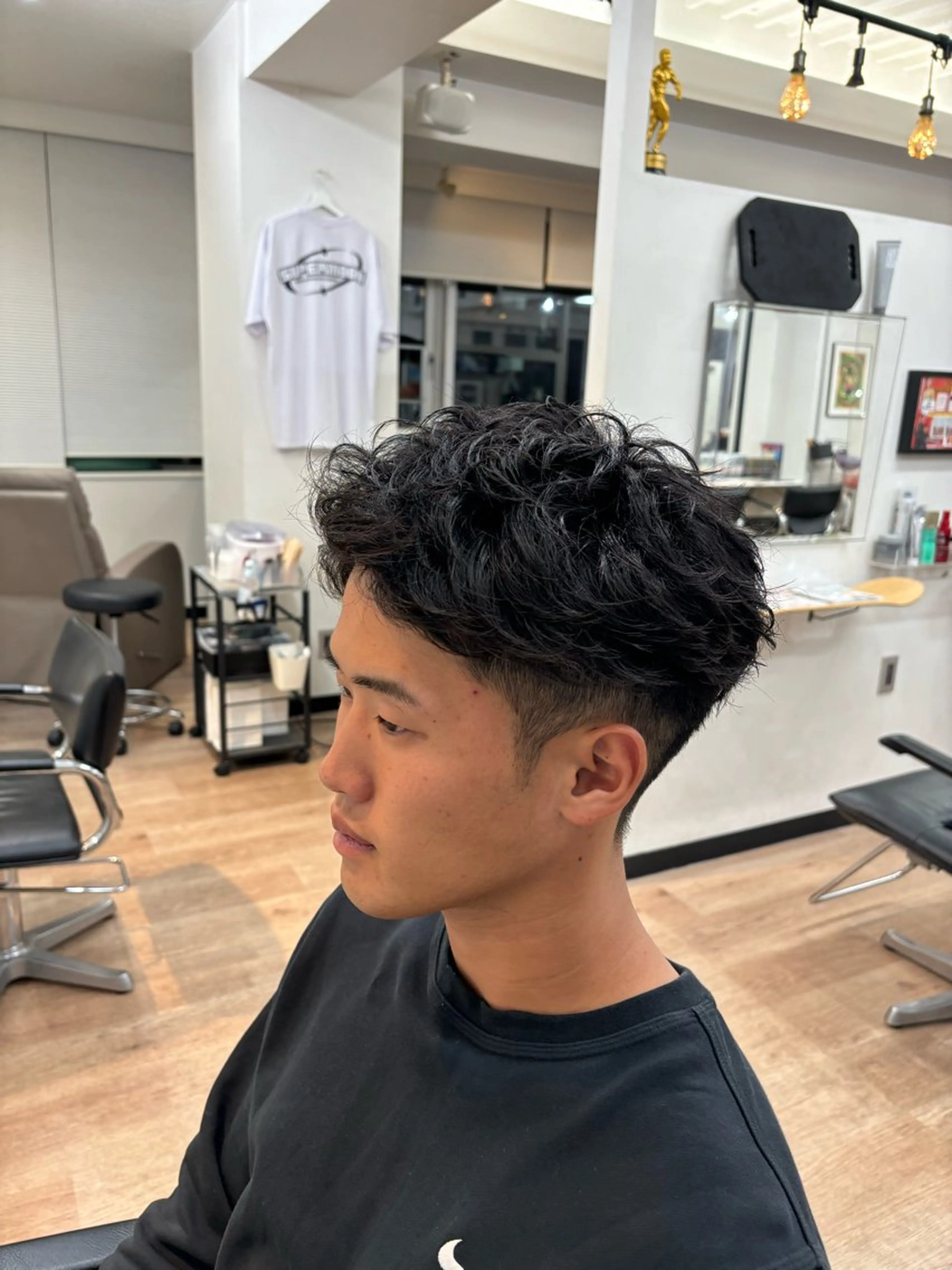 パーマ メンズ メンズパーマ 横浜メンズマッシュ カット/ショウゴのヘアスタイル