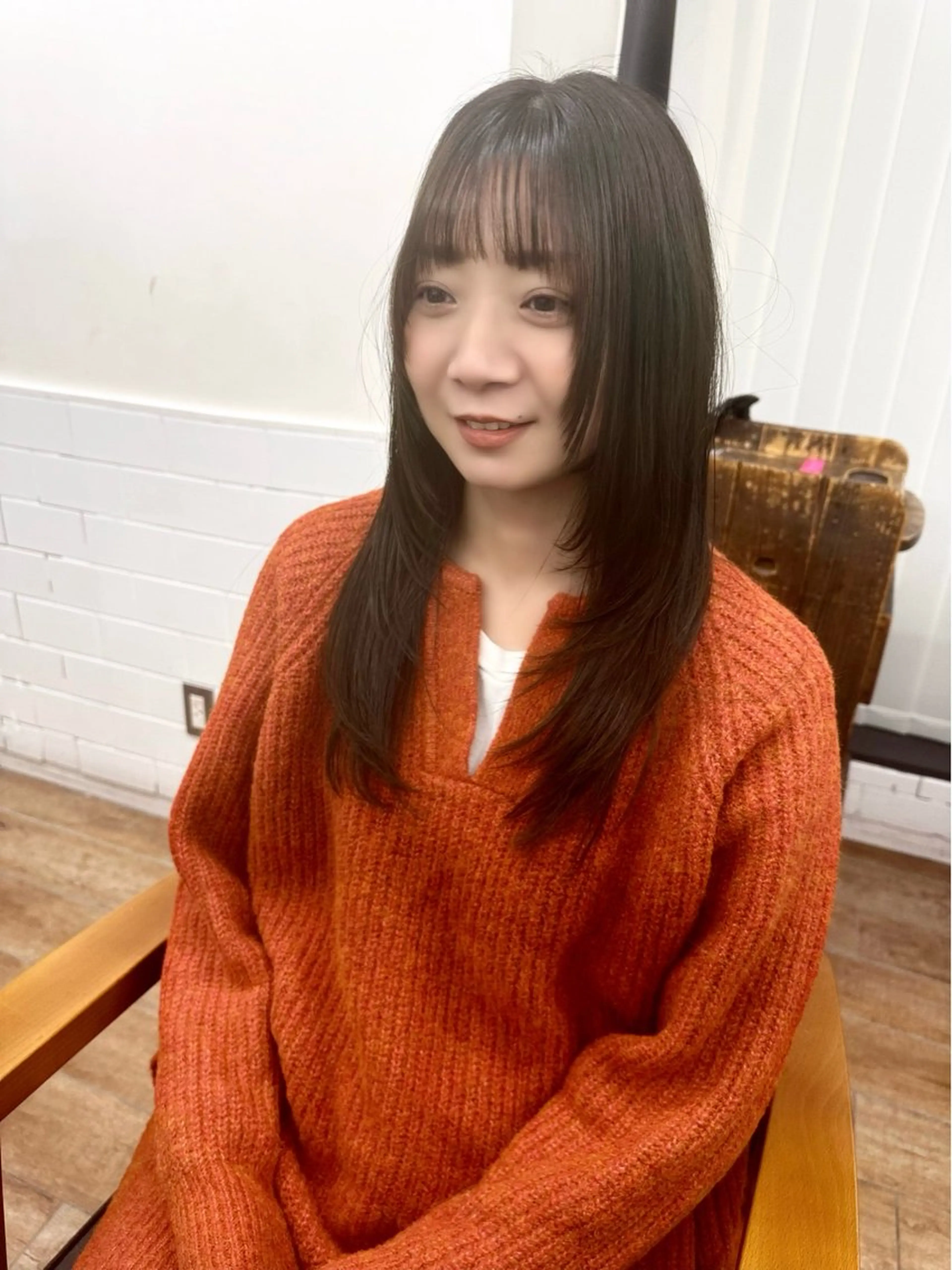 ロング カラー パーマ ヘアアレンジ メンズ キッズ ハッシュレイヤー /レイヤーカット🌿のヘアスタイル