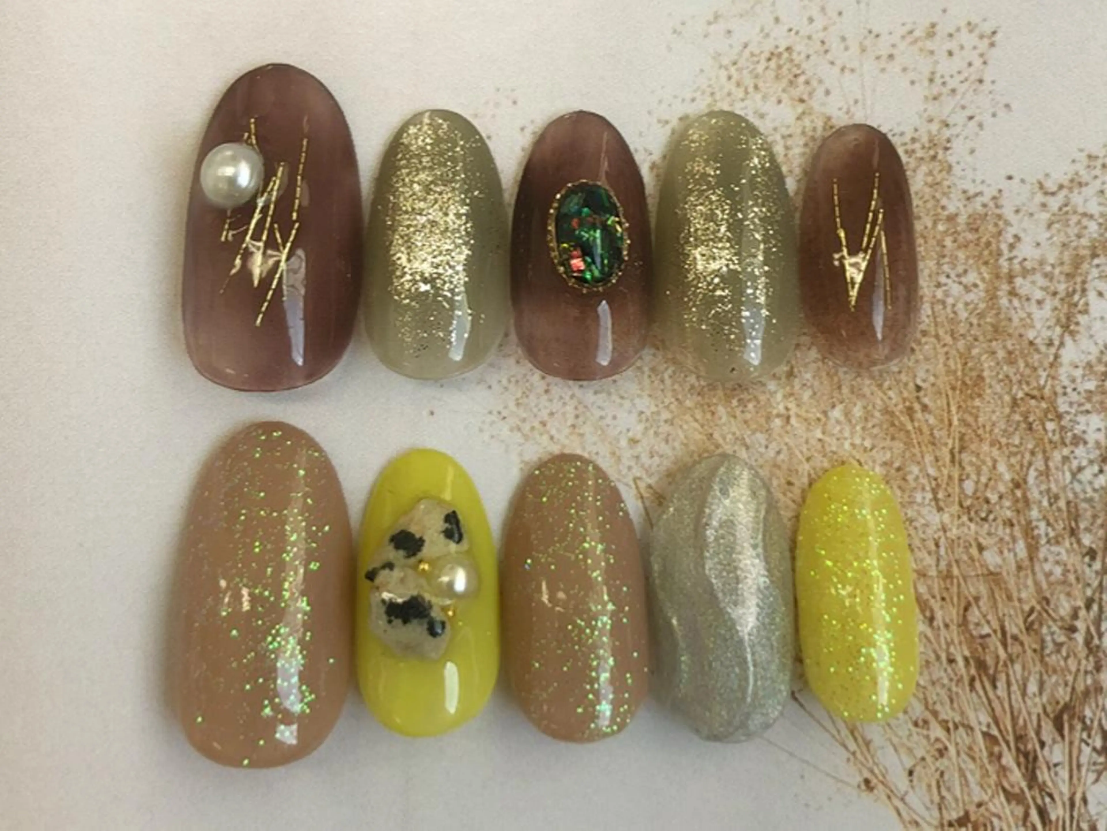 ショート カラー chéri sinagawaのネイルデザイン